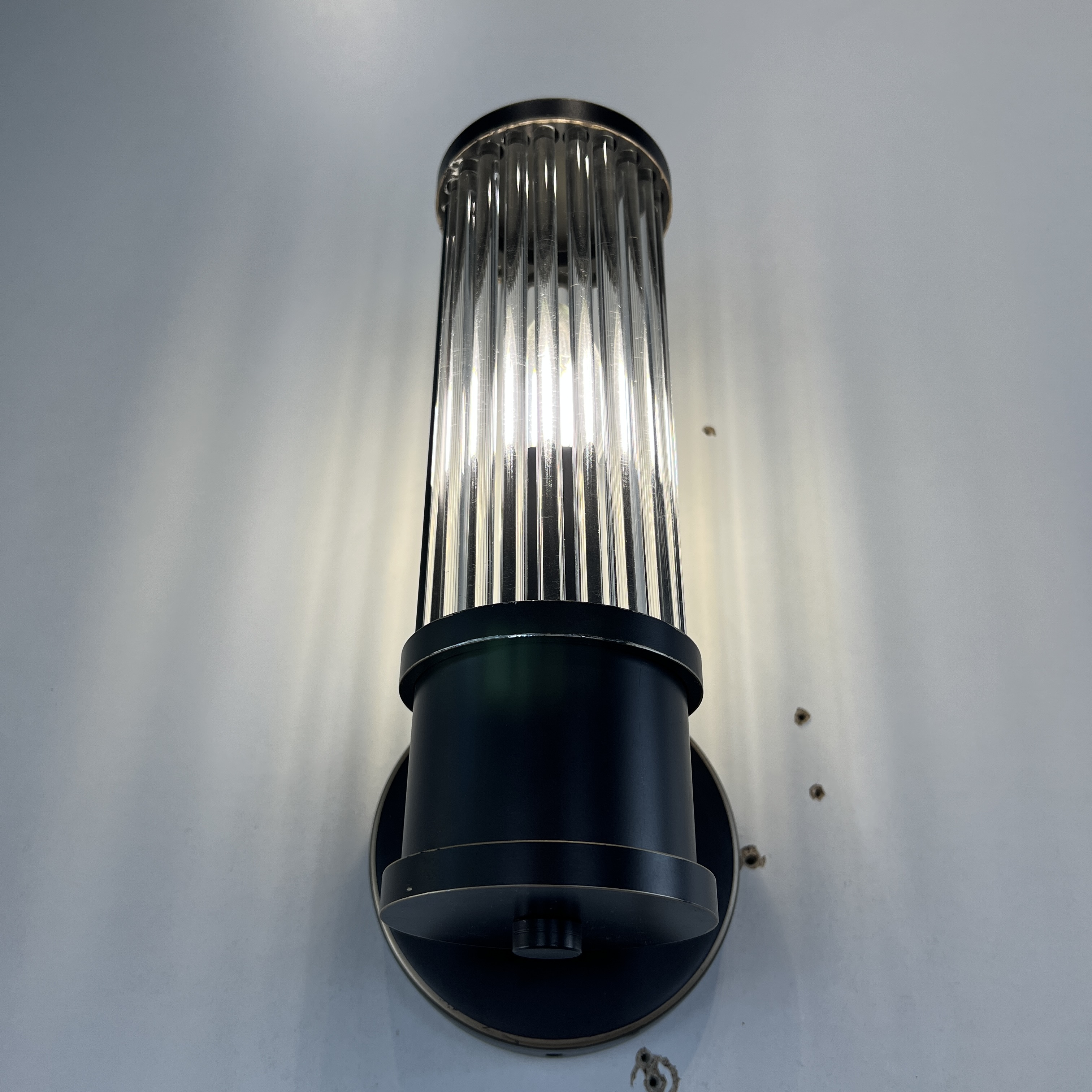 Бра Ralph Lauren Allen Single Sconce 13*12*27 см, 1*E14*60W, ImperiumLoft 44.664, Чёрный