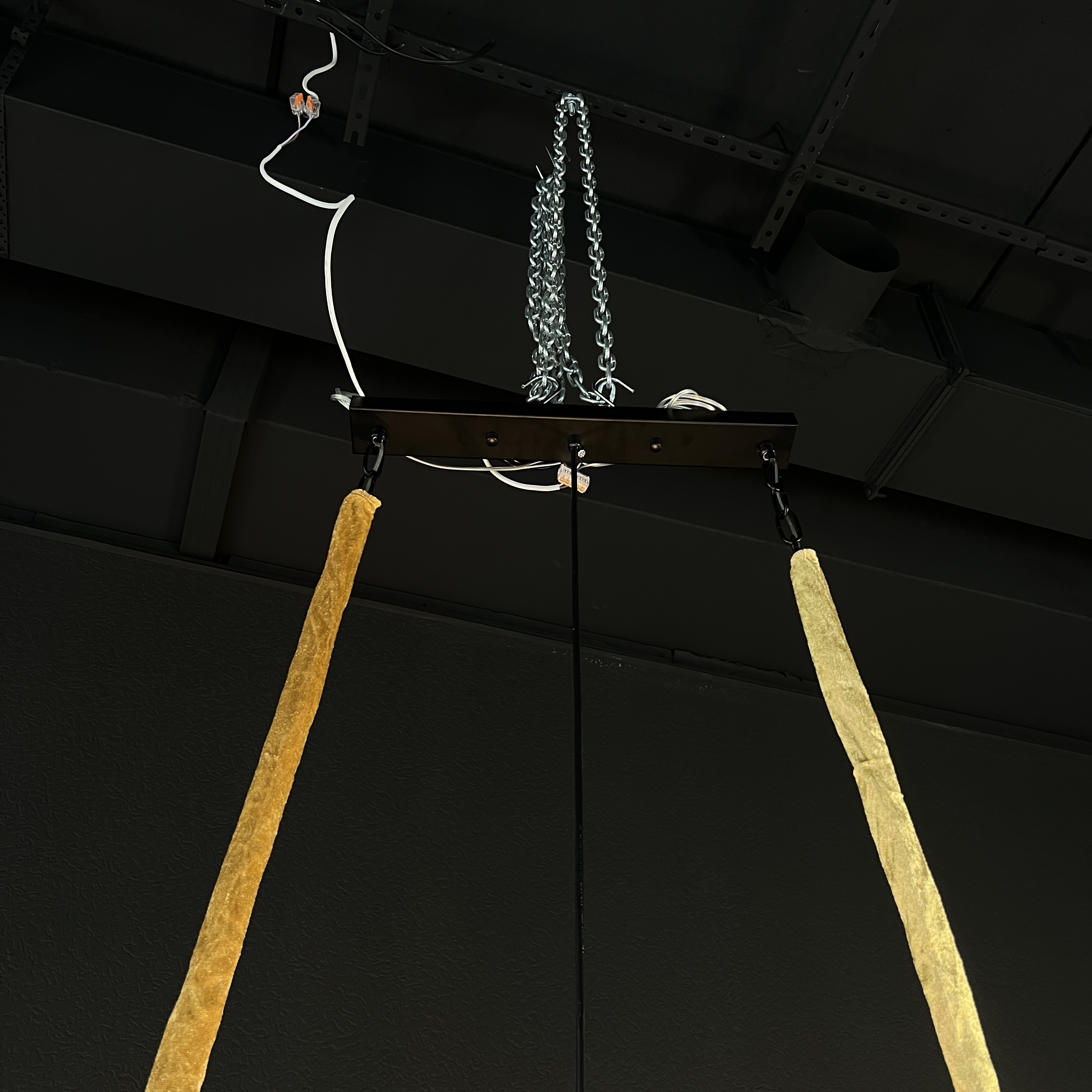 Подвесная люстра Empire Black Rectangular Chandelier Crystal 100*30*32 см, 6*E14*40W, ImperiumLoft 40.2893, Золотистый