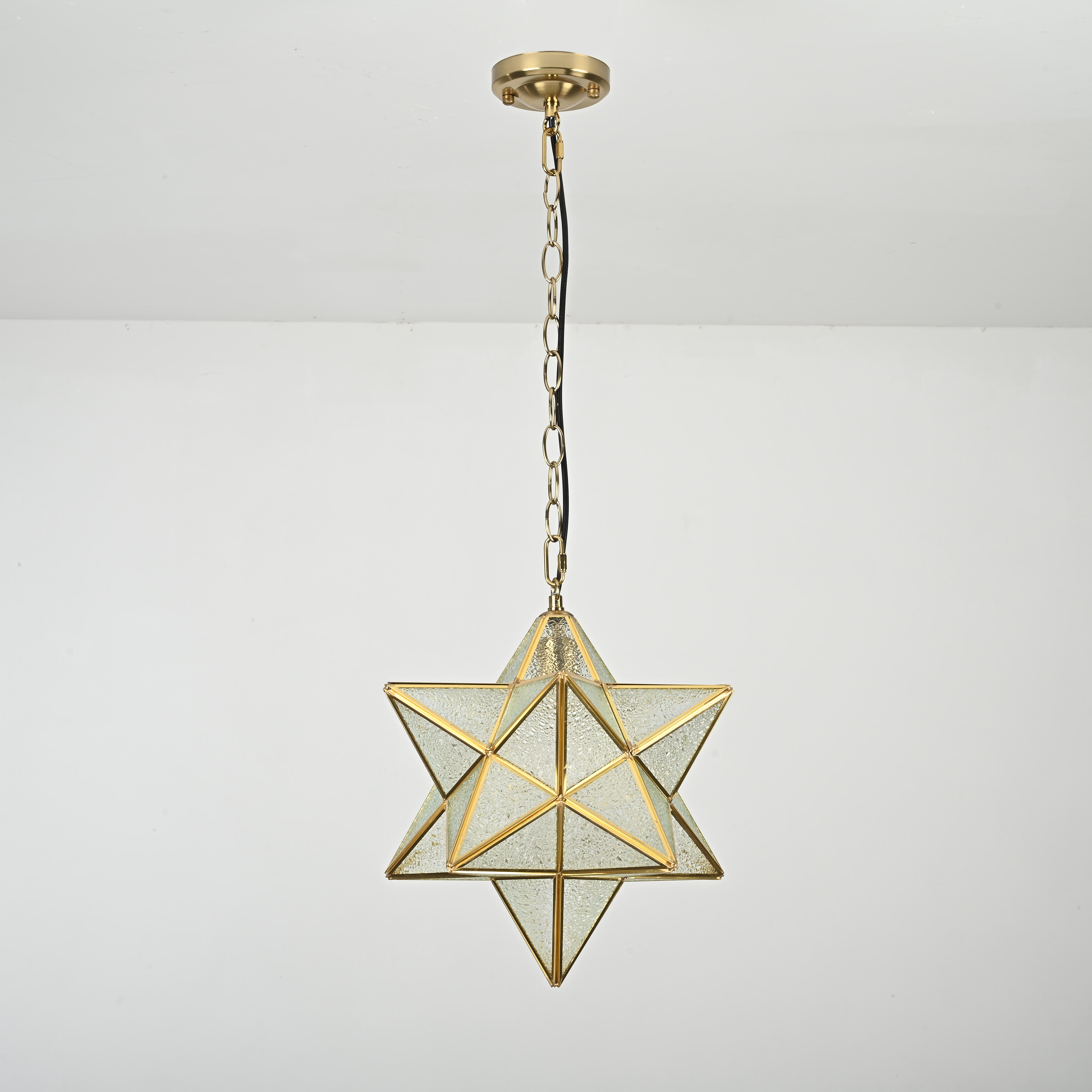 Подвесной светильник Star Effervescent D35 35*35*37 см, 1*E27*60W, ImperiumLoft 40.225, Золотистый