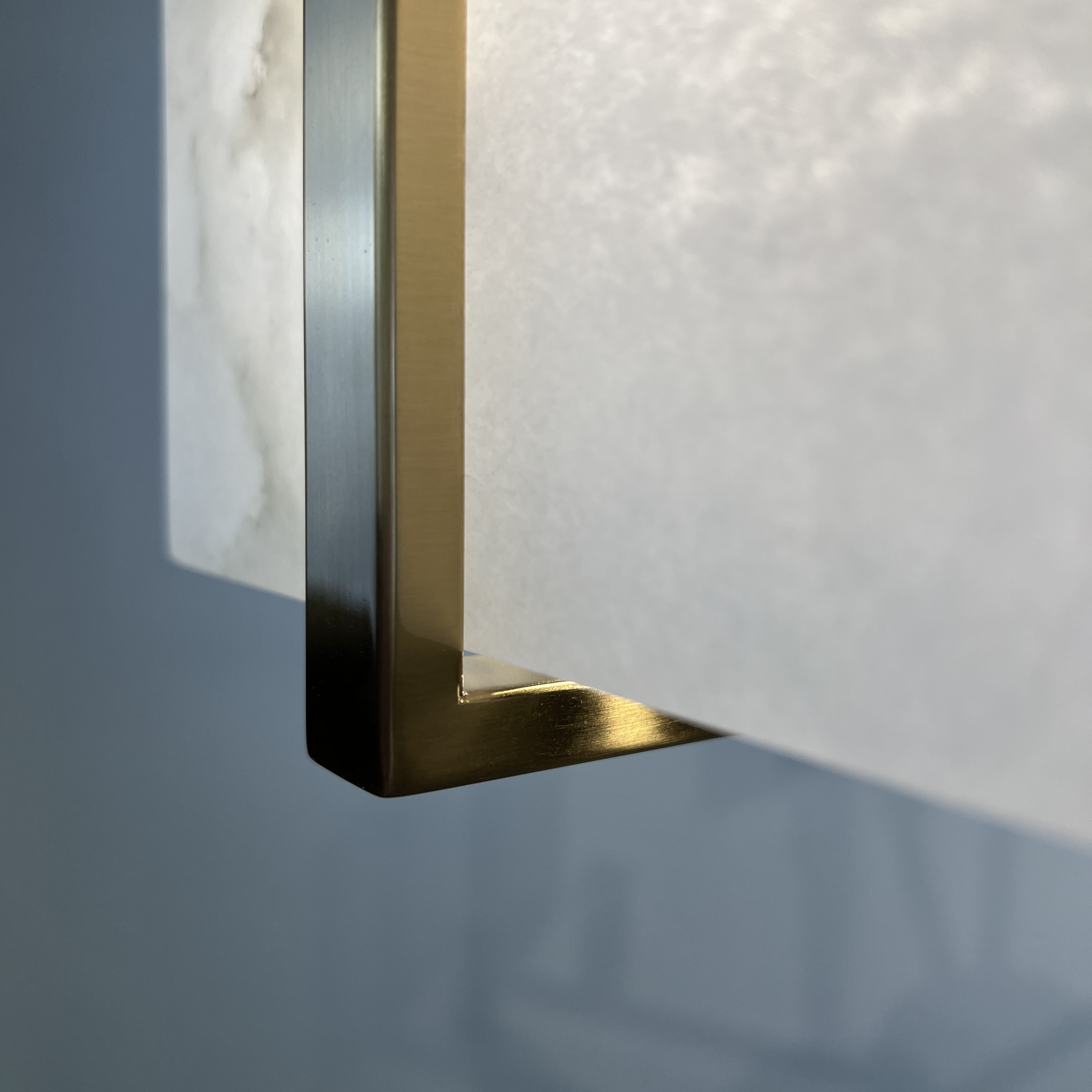 Люстра Marble square Chandelier 78*78*46 см, 6*E27*60W, ImperiumLoft 40.1233, Латунь