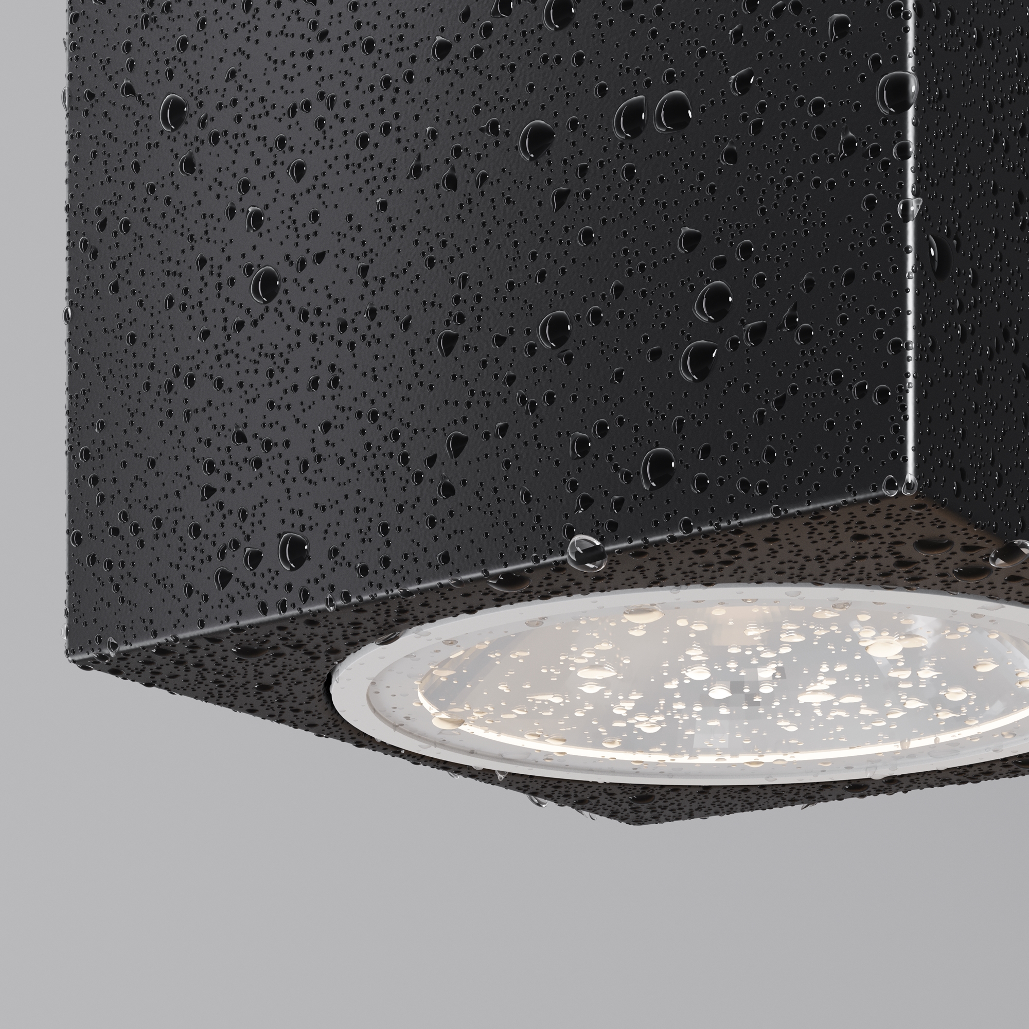 Уличный настенный светильник 8*12*-11 см, *LED*5W, 3000K, Maytoni Outdoor Block O507WL-L5B3K, Черный