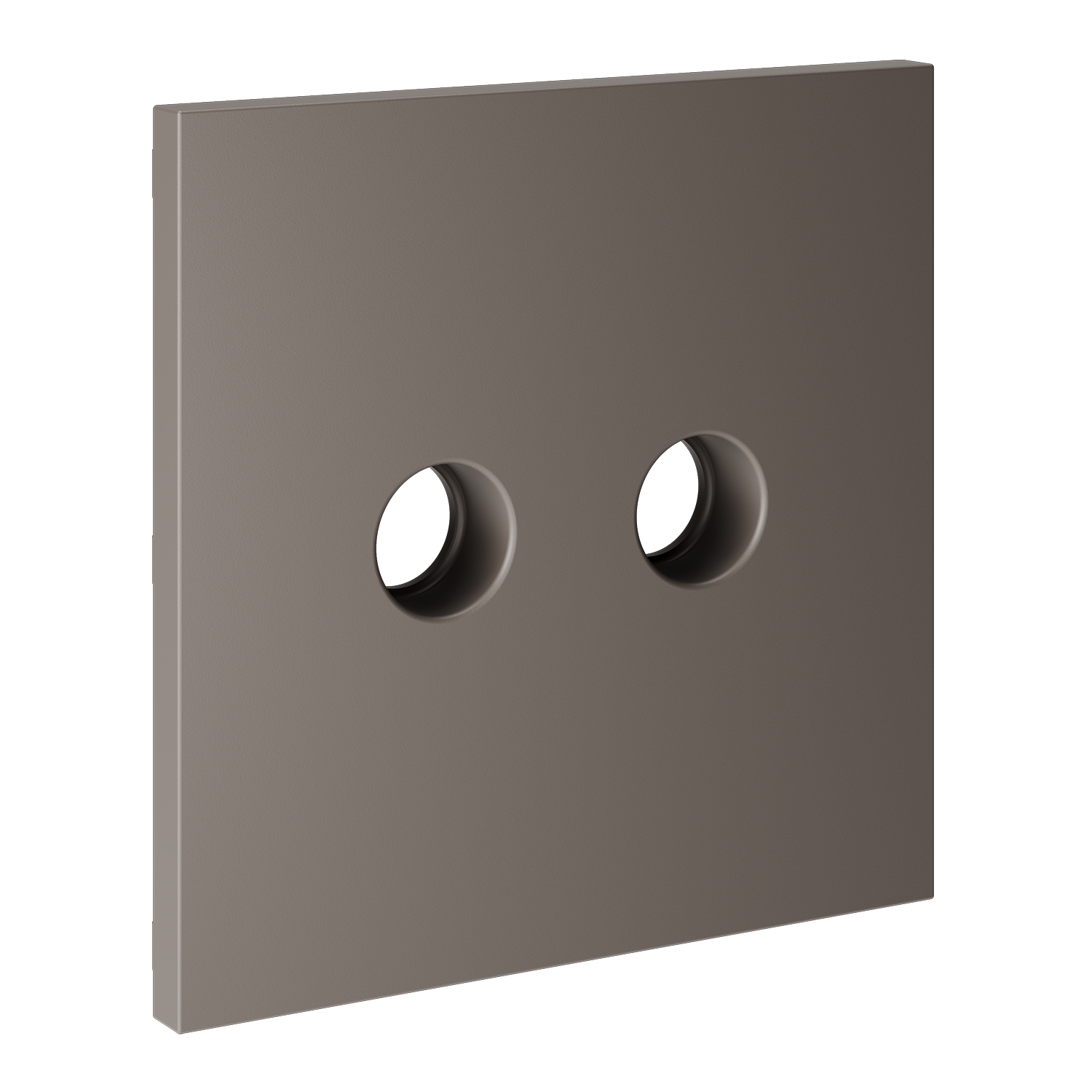 Накладка для розетки телевизионной оконечной TV+SAT, S70, капучино Voltum VLS001614