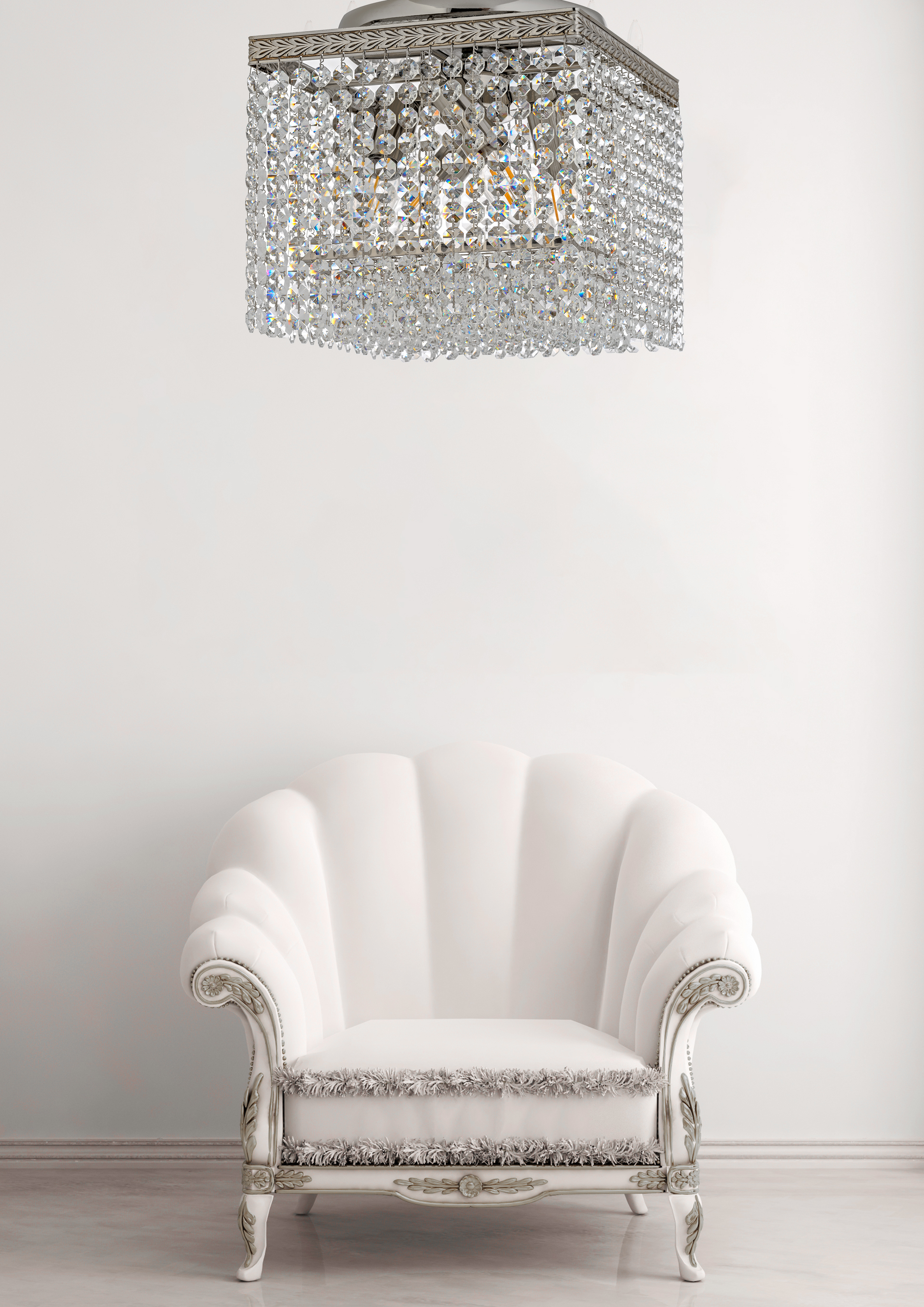 Люстра *24*23 см, 4*E27*60W, Dio D`arte Cremono Nickel Cremono E 1.2.24.100 N, Матовый никель