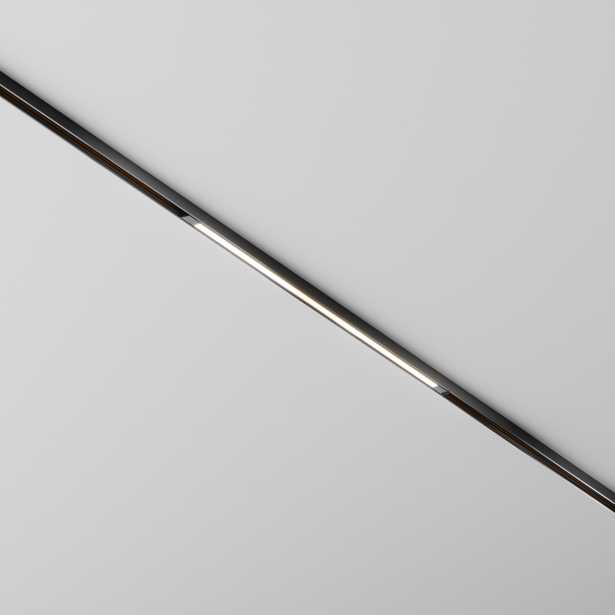 Трековый светильник Basis Exility X 4000K 12Вт 120° 61*1*-1 см, *LED*12W, 650K, Maytoni Technical  TR240-2-12W4K-B, Черный