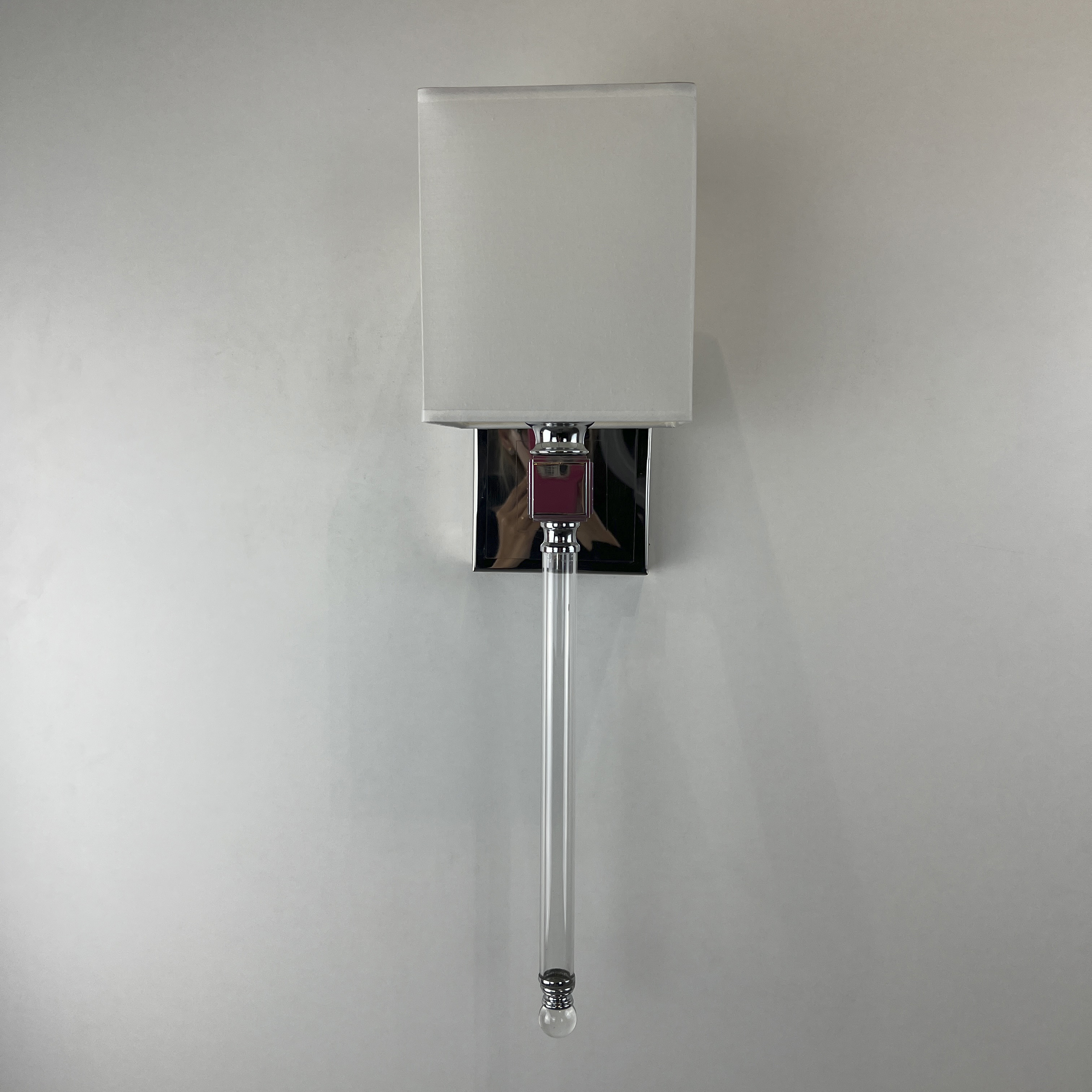 Бра Regina Andrew Crystal Sconce 17,7*15,4*59 см, 1*E14*40W, ImperiumLoft 44.466, Серебристый, Прозрачный
