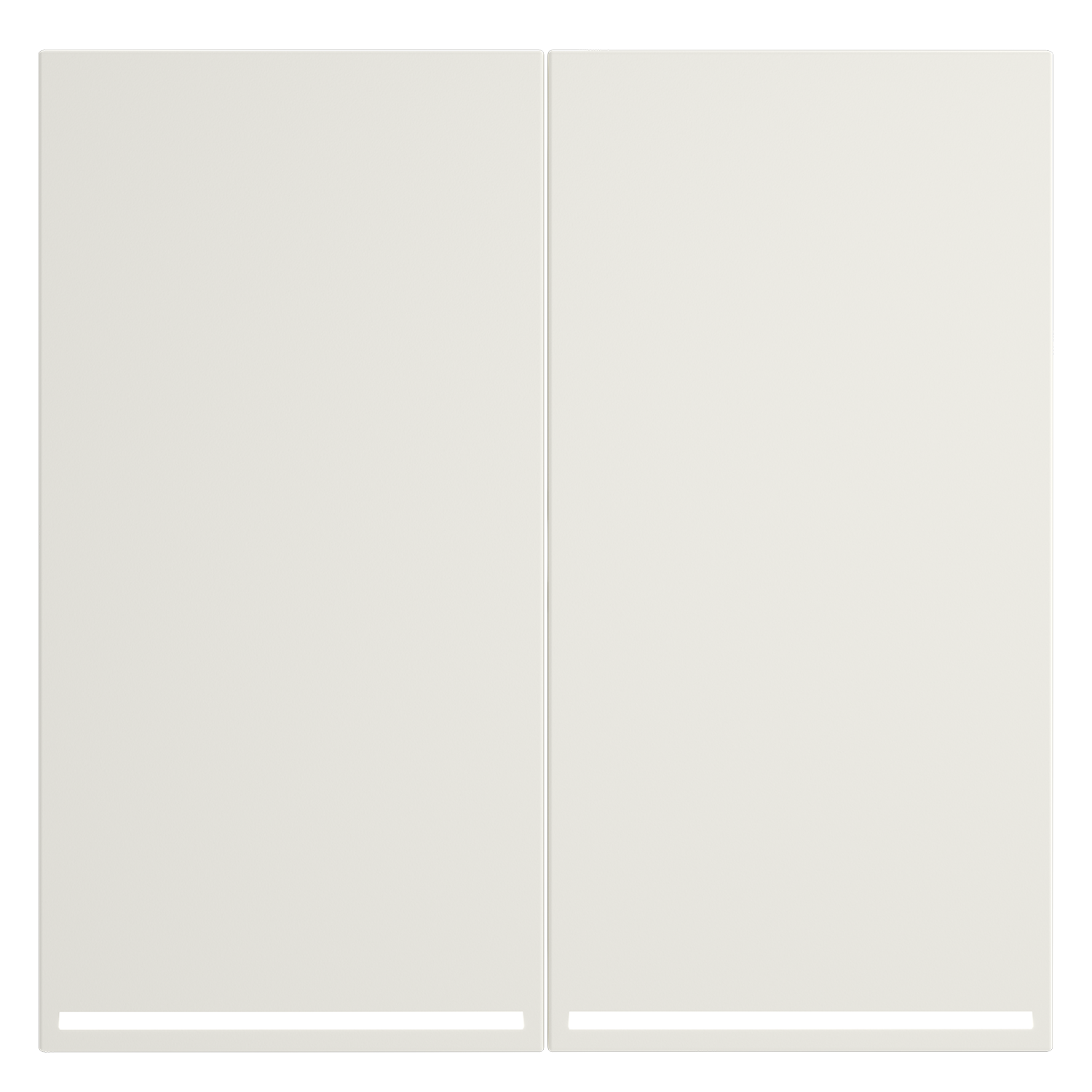 Клавиши для выключателя/переключателя двухклавишного с подсветкой, S70, хлопок Voltum VLS000413