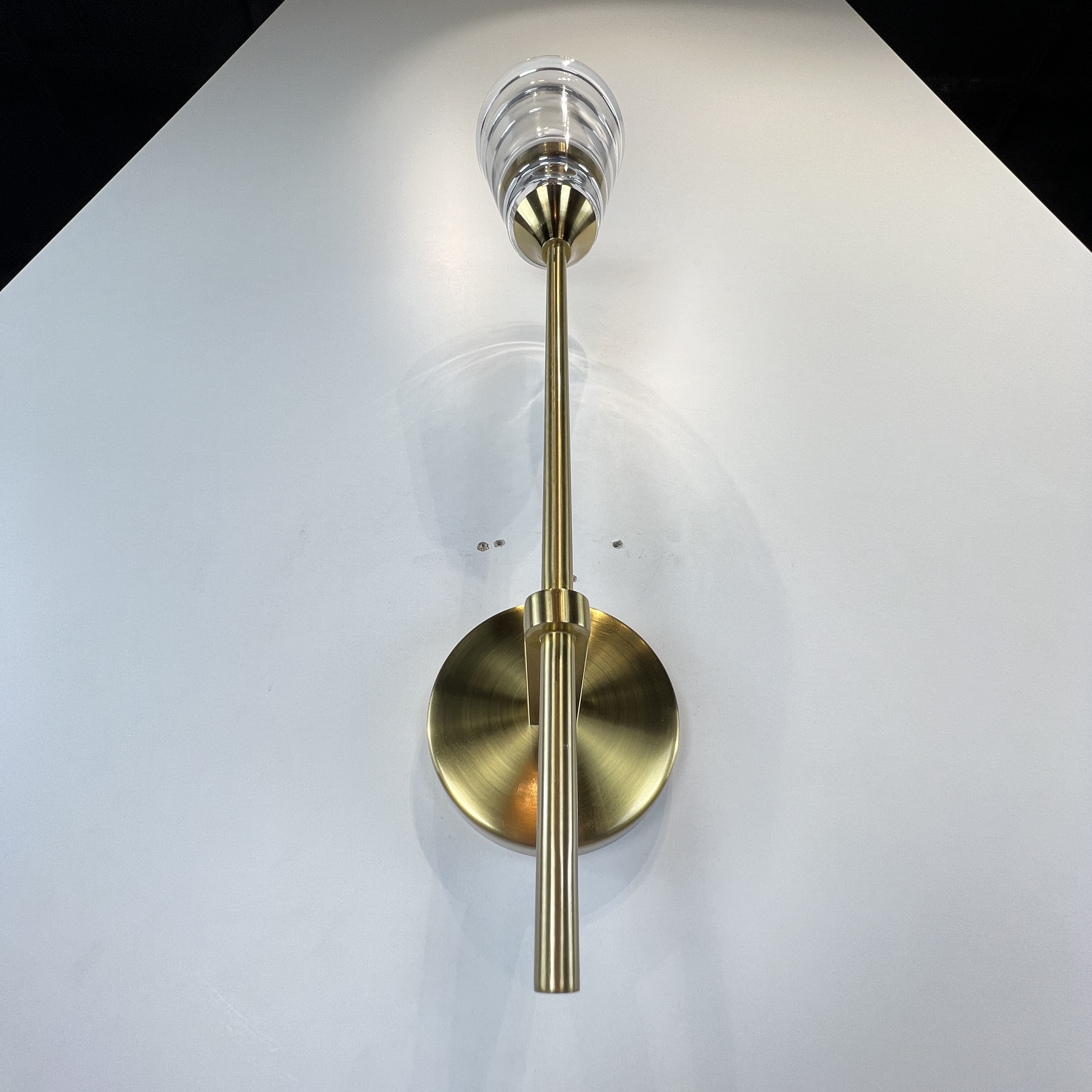 Бра TORCHE DE VERRE wall lamp 10*10*51 см, 1*G9*40W, ImperiumLoft 44.394, Латунь