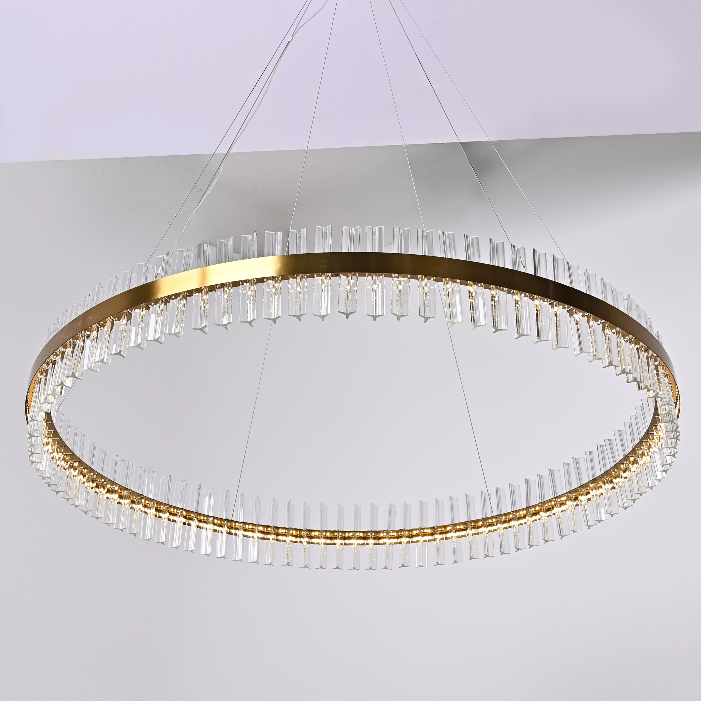 Подвесная люстра Saturno Not Baroncelli Suspension D120 120*120*120 см, 1*LED*50W, ImperiumLoft 40.1643-0, Золотистый