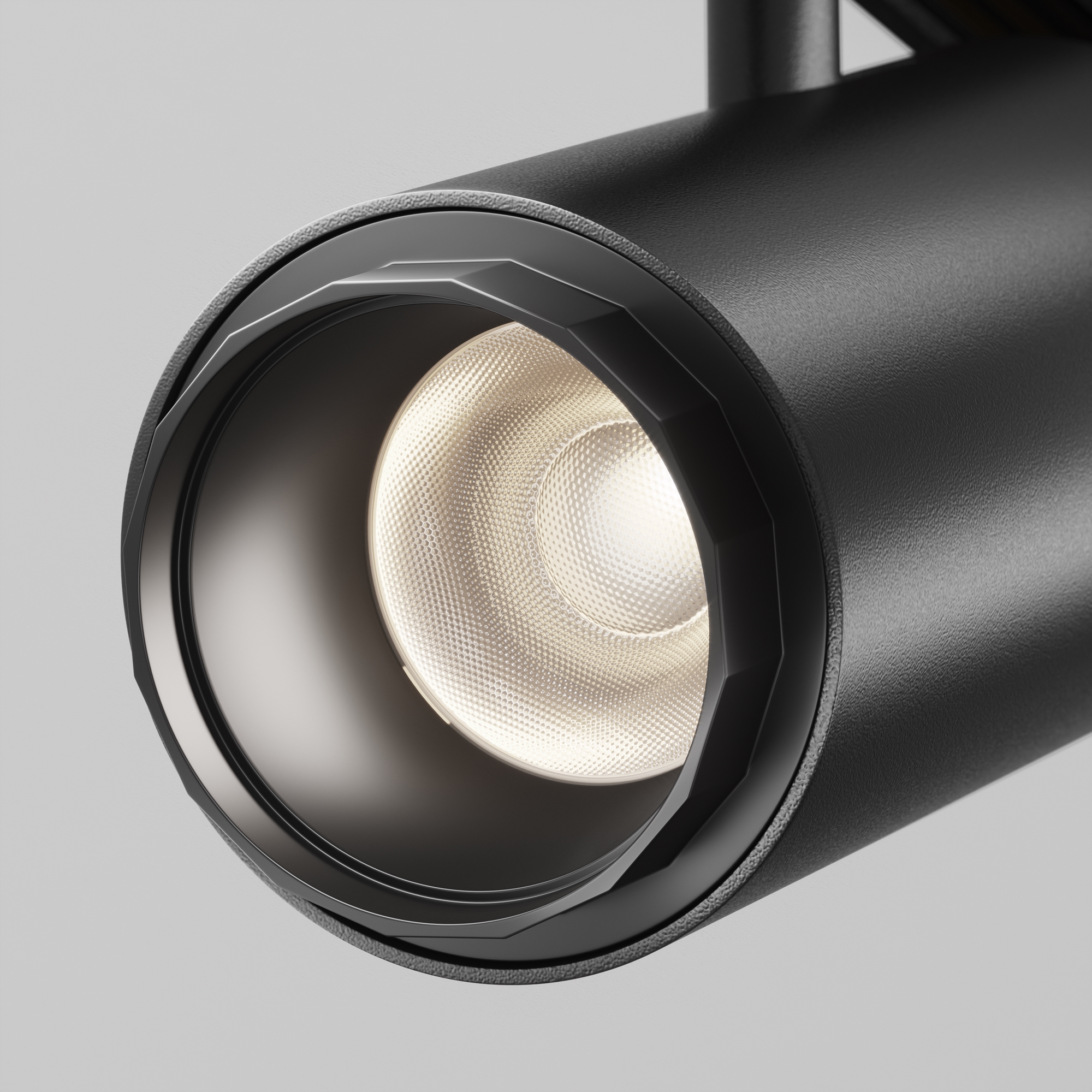 Трековый светильник Focus Zoom Exility X 4000K 12Вт 10-45° 16*1*-13 см, *LED*12W, 650K, Maytoni Technical  TR244-12W4K-B, Черный