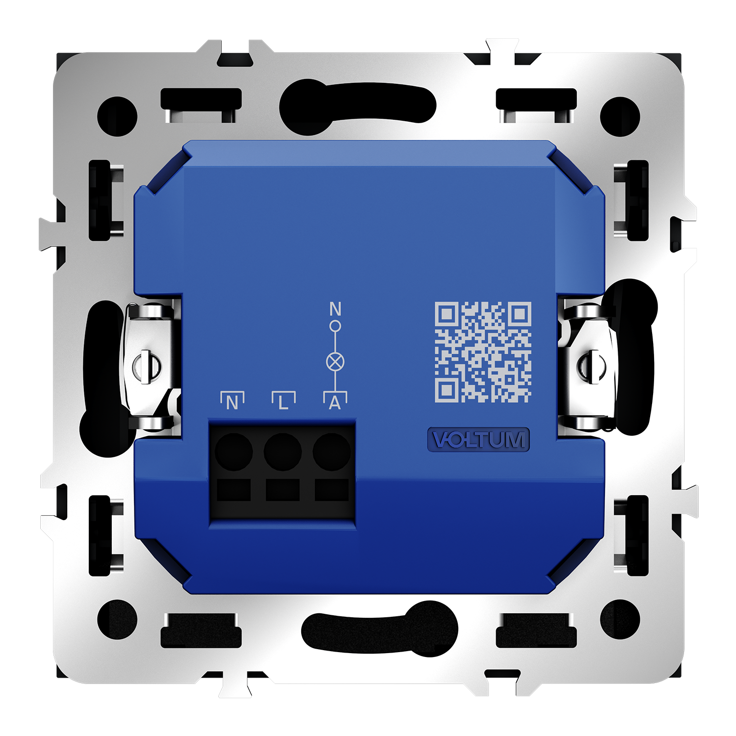 Выключатель встраиваемый S70 карточный 16А, черный матовый Voltum VLS010708