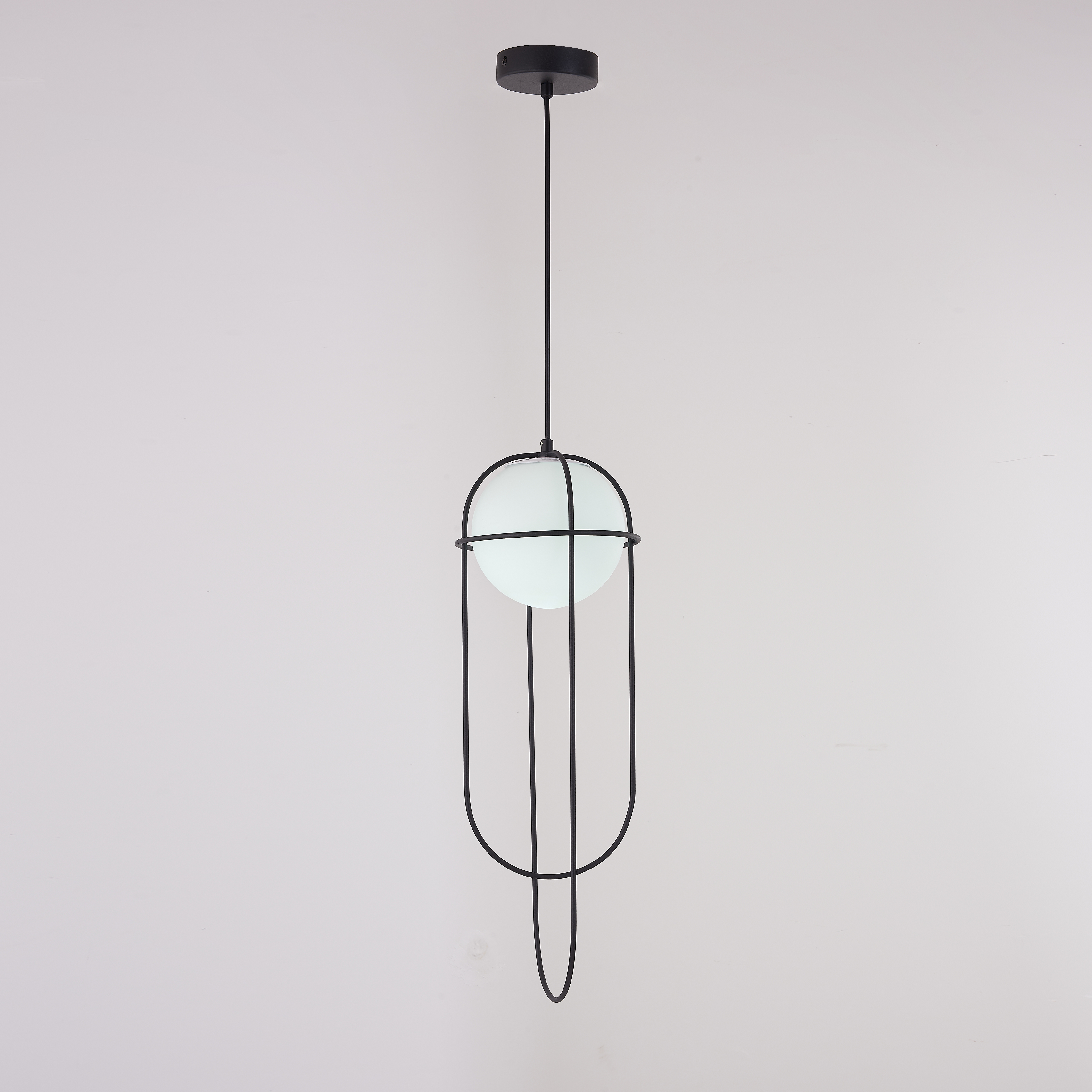 Подвесной светильник ASCENT 18*18*53 см, 1*E27*60W, ImperiumLoft 40.3241, Чёрный