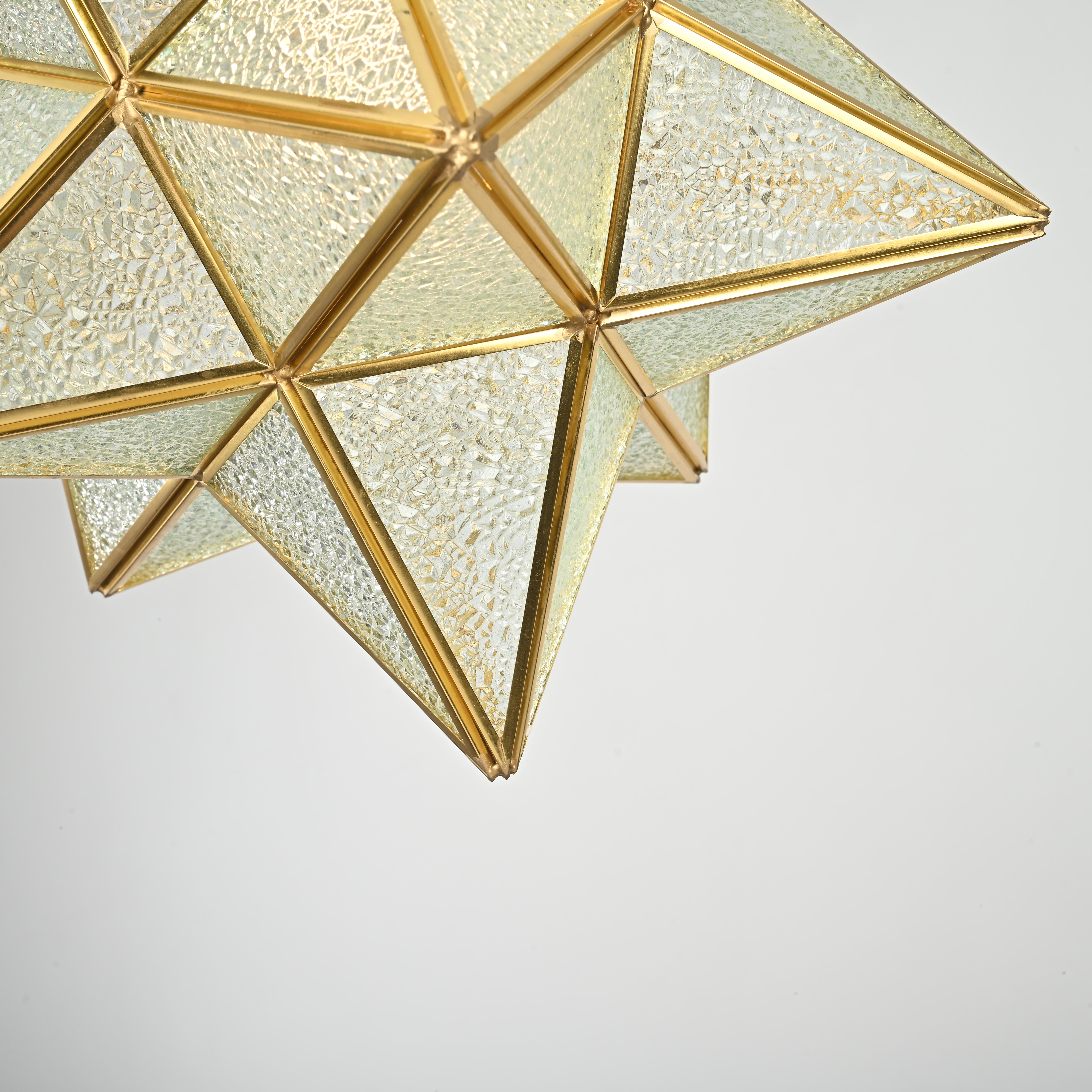 Подвесной светильник Star Effervescent D35 35*35*37 см, 1*E27*60W, ImperiumLoft 40.225, Золотистый