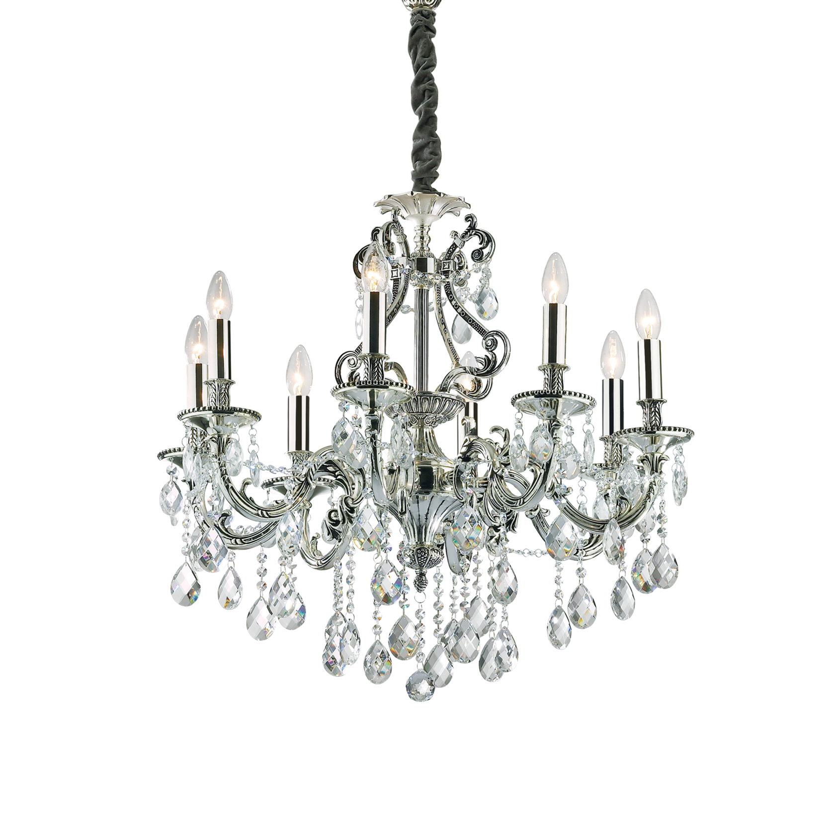 Люстра подвесная ideal lux Gioconda SP8 D730 Е14 044934. 56/48.5/25.5 см