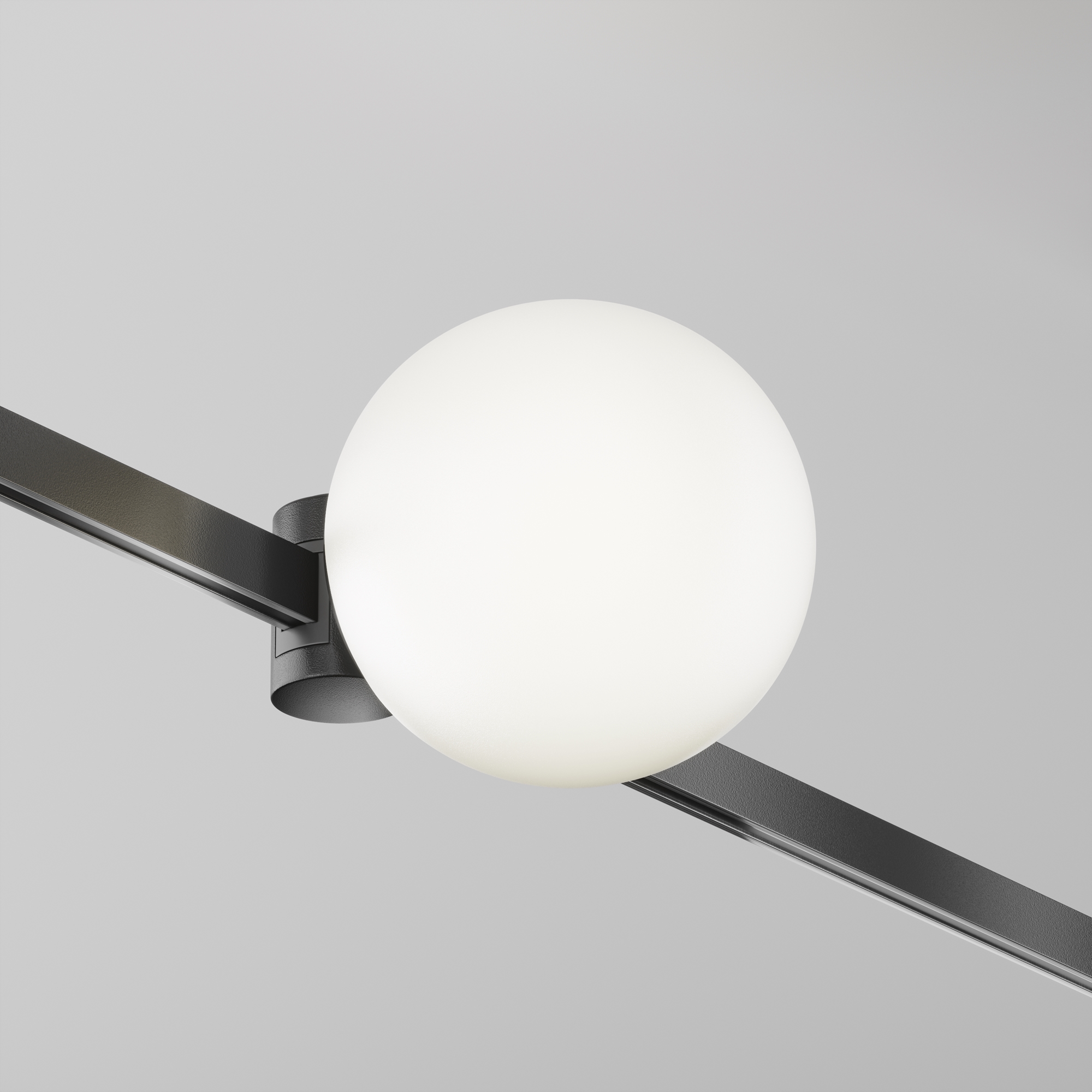 Трековый светильник 12,4*10*-10 см, *LED*5W, 4000K, Maytoni Technical Luna TR229-1-5W4K-B, Черный