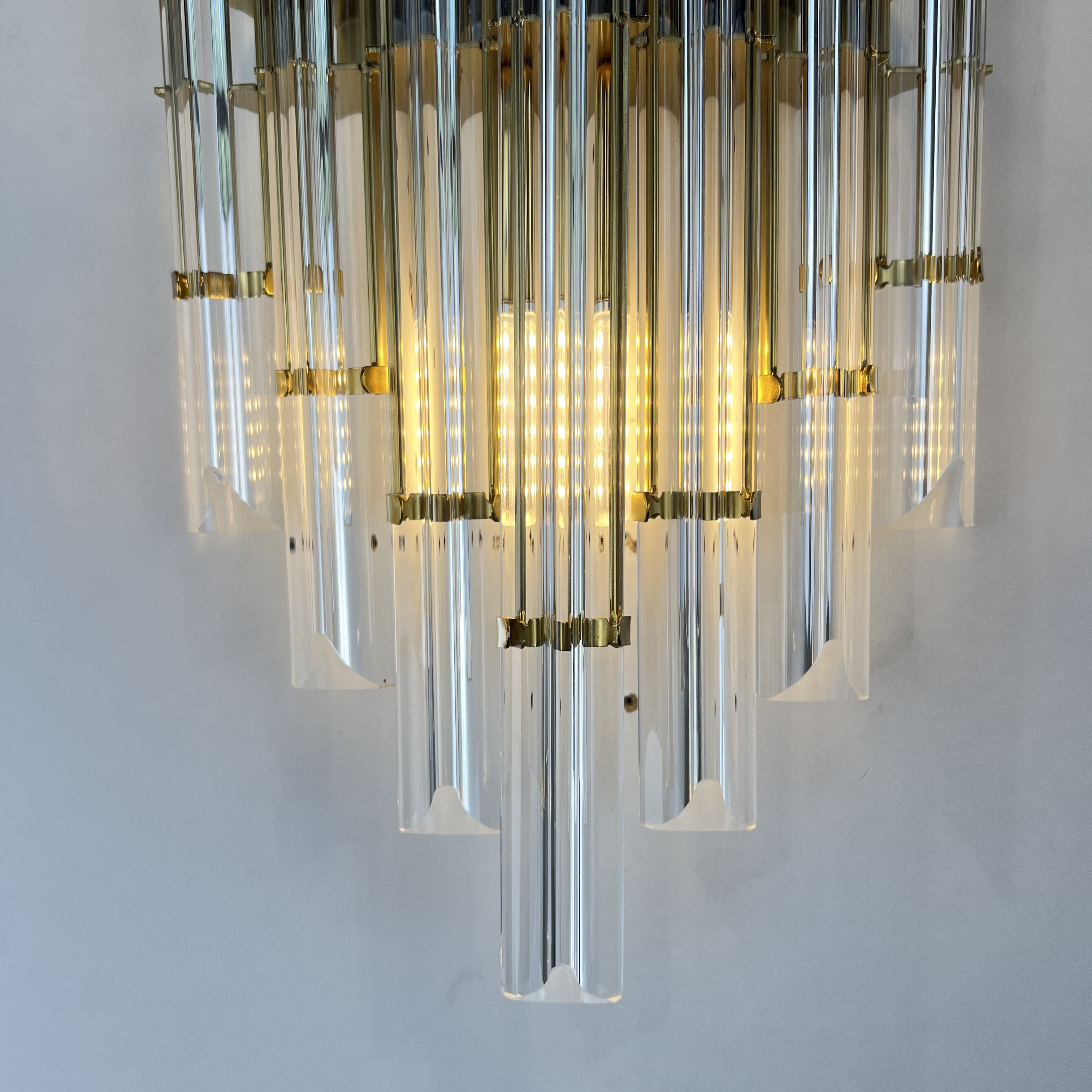 Бра Art Wall Luxury 2 9*22*50 см, 2*E14*40W, ImperiumLoft 44.721, Золотистый