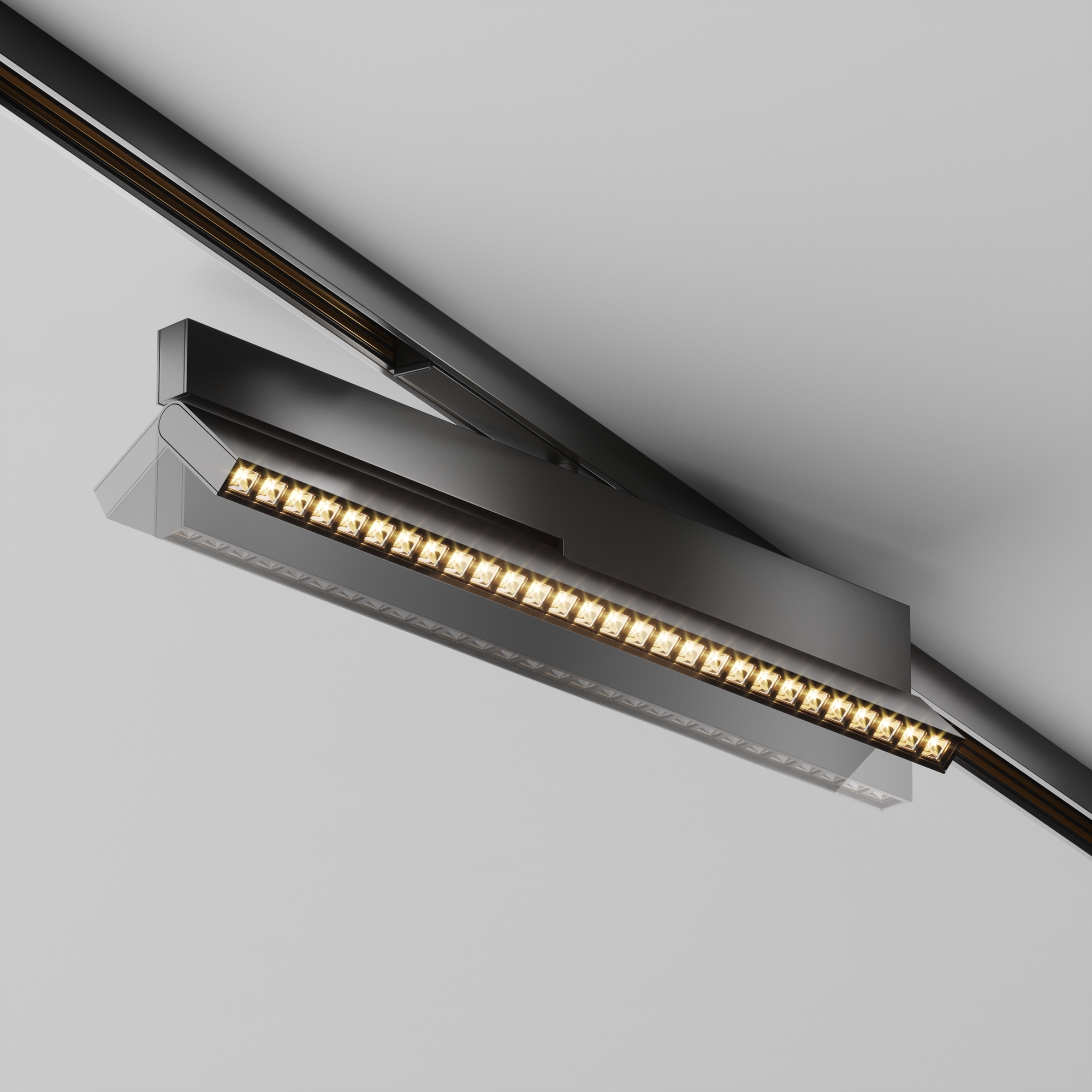 Трековый светильник Points Rot Exility X 2700-6000K 12Вт 40° Dim Smart Zigbee 28*1*-6 см, *LED*12W, K, Maytoni Technical  TR242-4-12WTW-DSZ-B, Черный
