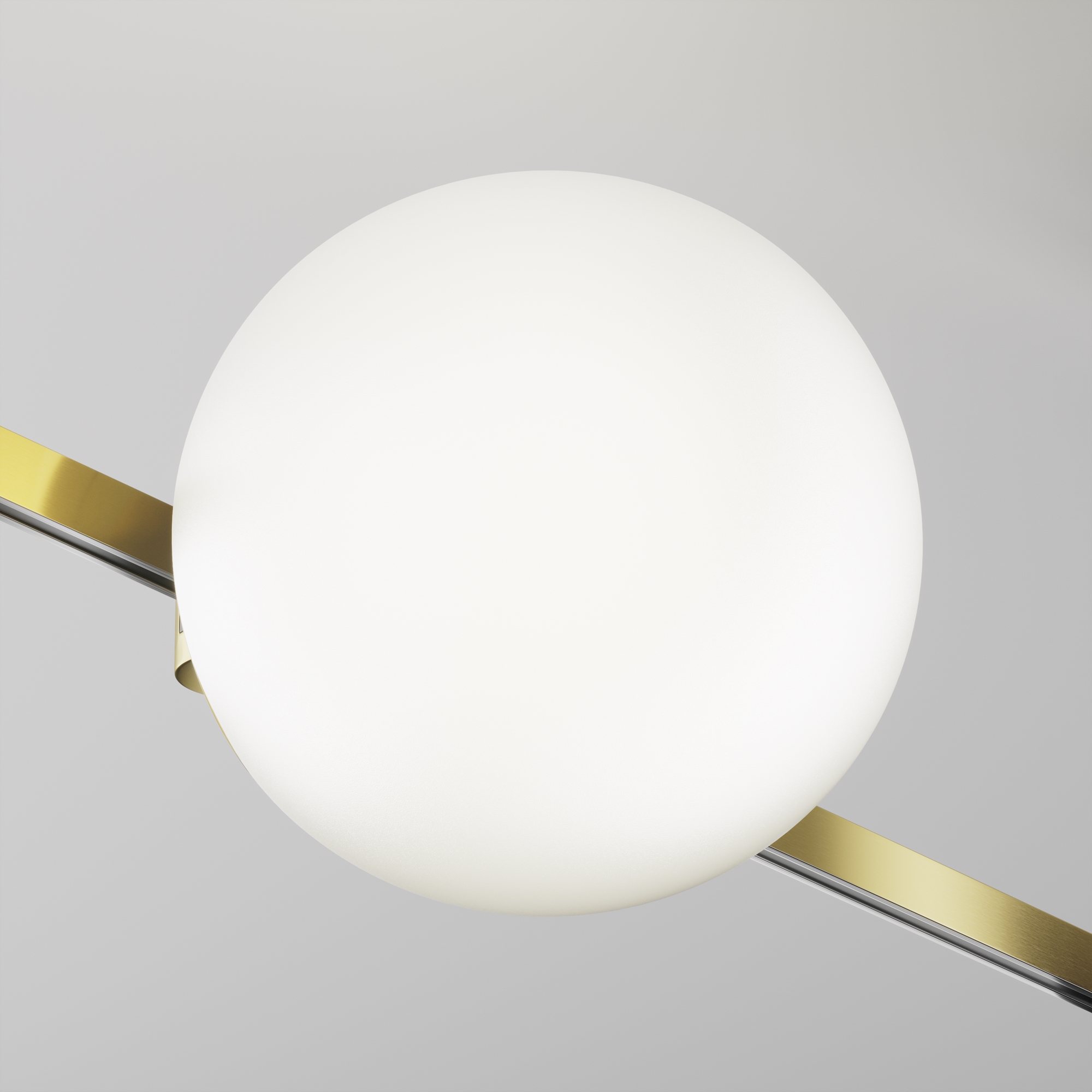 Трековый светильник 16,7*15*-15 см, *LED*8W, 4000K, Maytoni Technical Luna TR229-1-8W4K-BS, Латунь