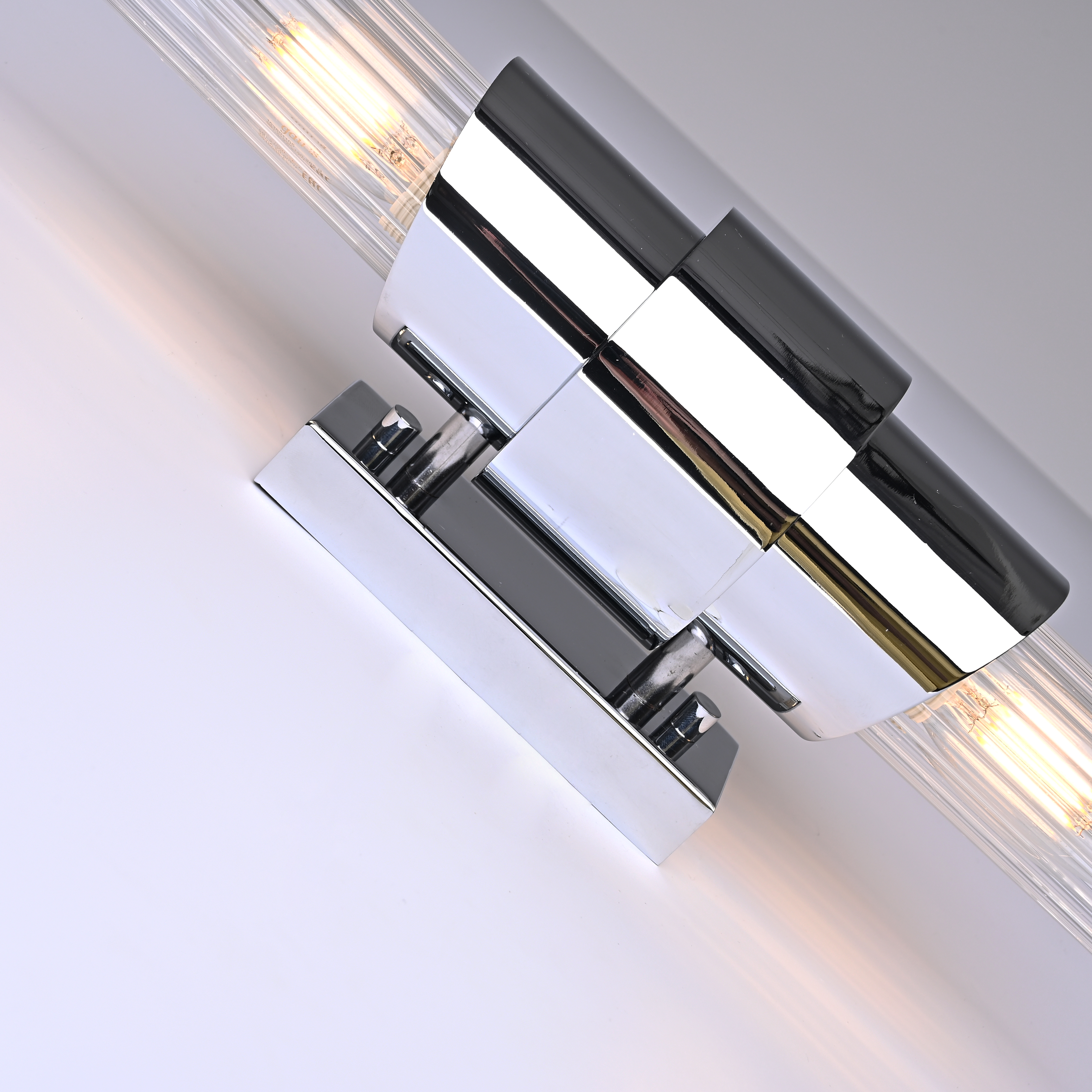 Бра Tycho Mini Wall Light Silver 5,5*9*40 см, 2*E14*40W, ImperiumLoft 44.723, Серебристый