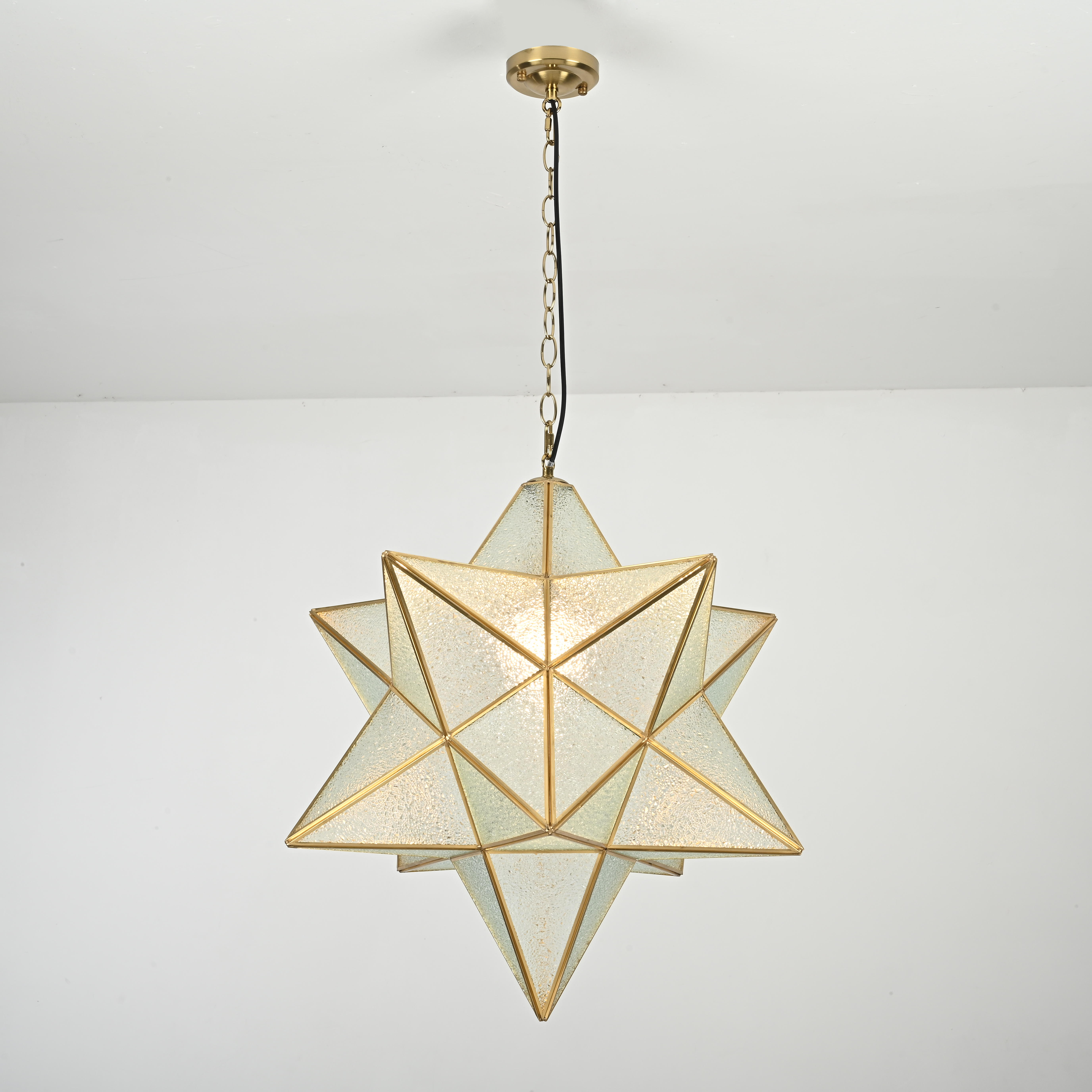 Подвесной светильник Star Effervescent D60 60*60*62 см, 1*E27*60W, ImperiumLoft 40.225, Золотистый