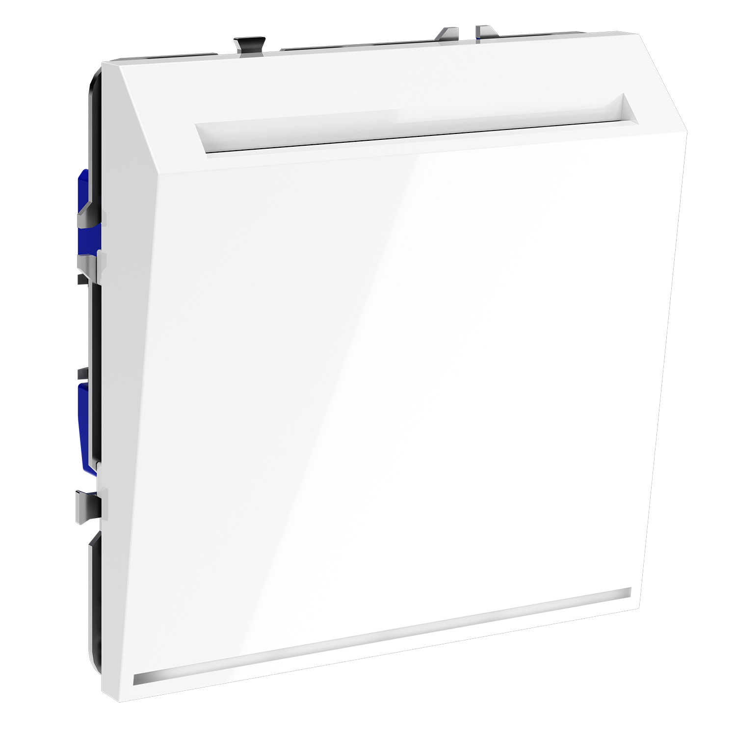 Выключатель встраиваемый S70 карточный 16А, белый глянцевый Voltum VLS010701