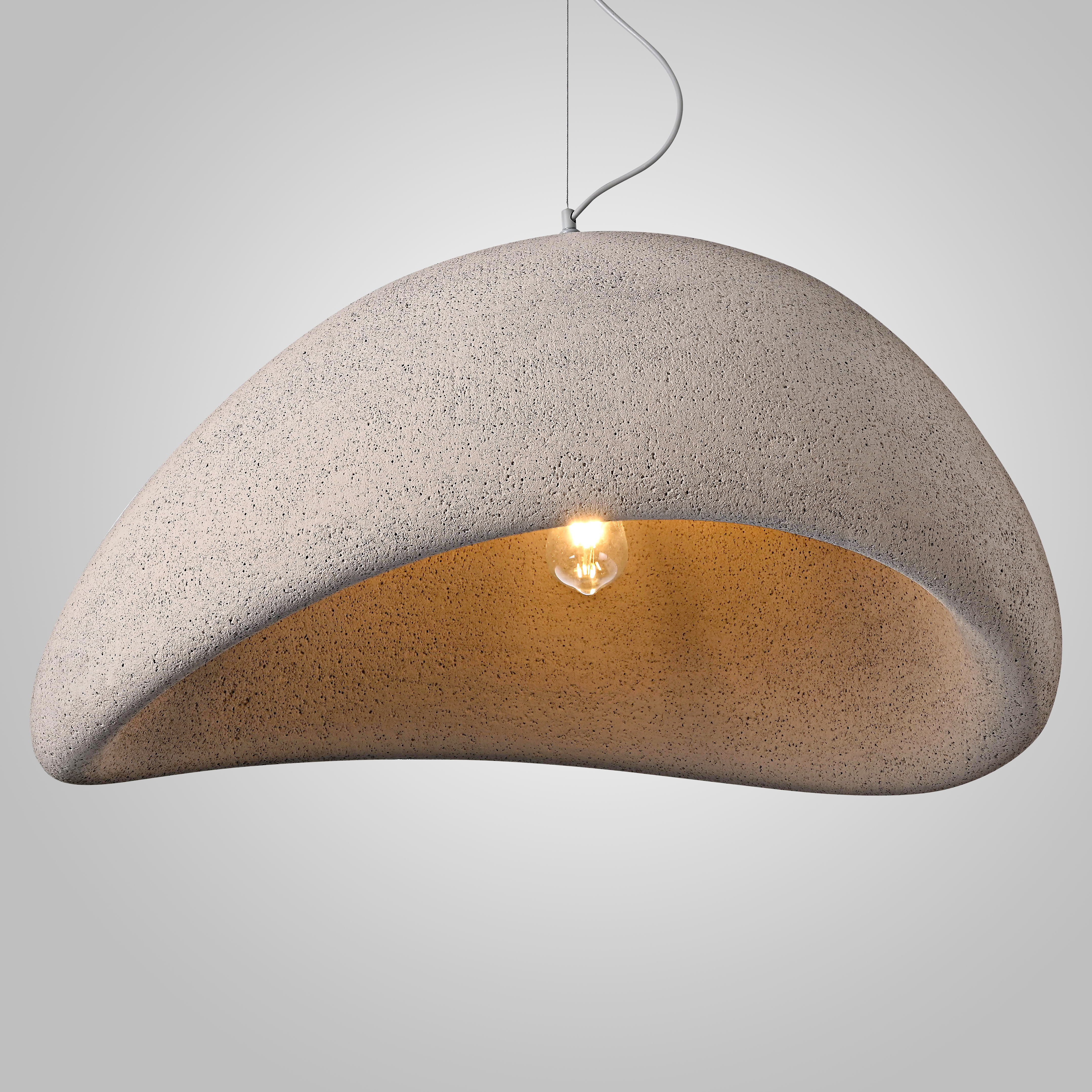 Подвесной светильник CEMENCLOUD B D60 Grey 41*55*55 см, 1*E27*60W, ImperiumLoft cemencloud01, Чёрный