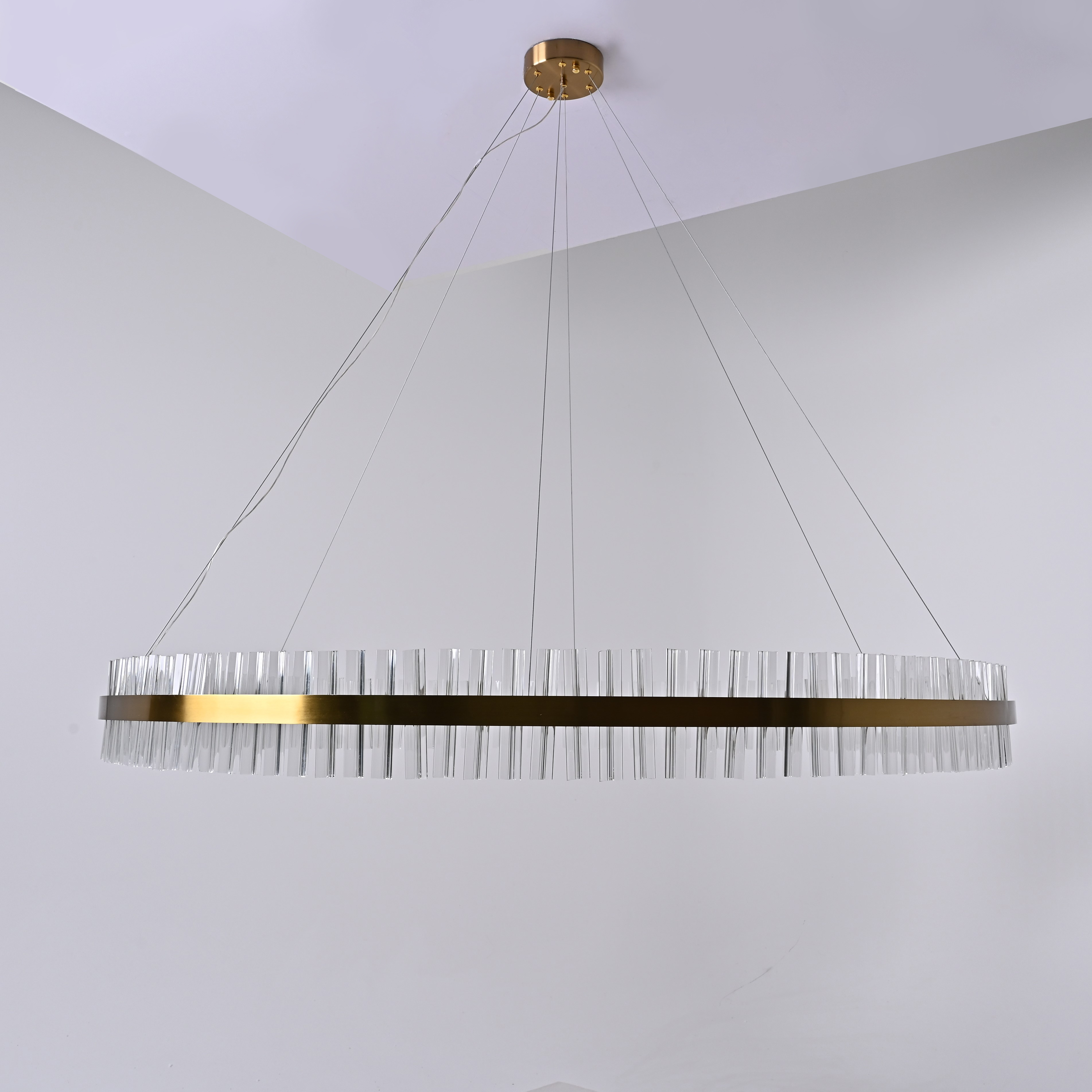Подвесная люстра Saturno Not Baroncelli Suspension D150 150*150*150 см, 1*LED*50W, ImperiumLoft 40.1643-0, Золотистый
