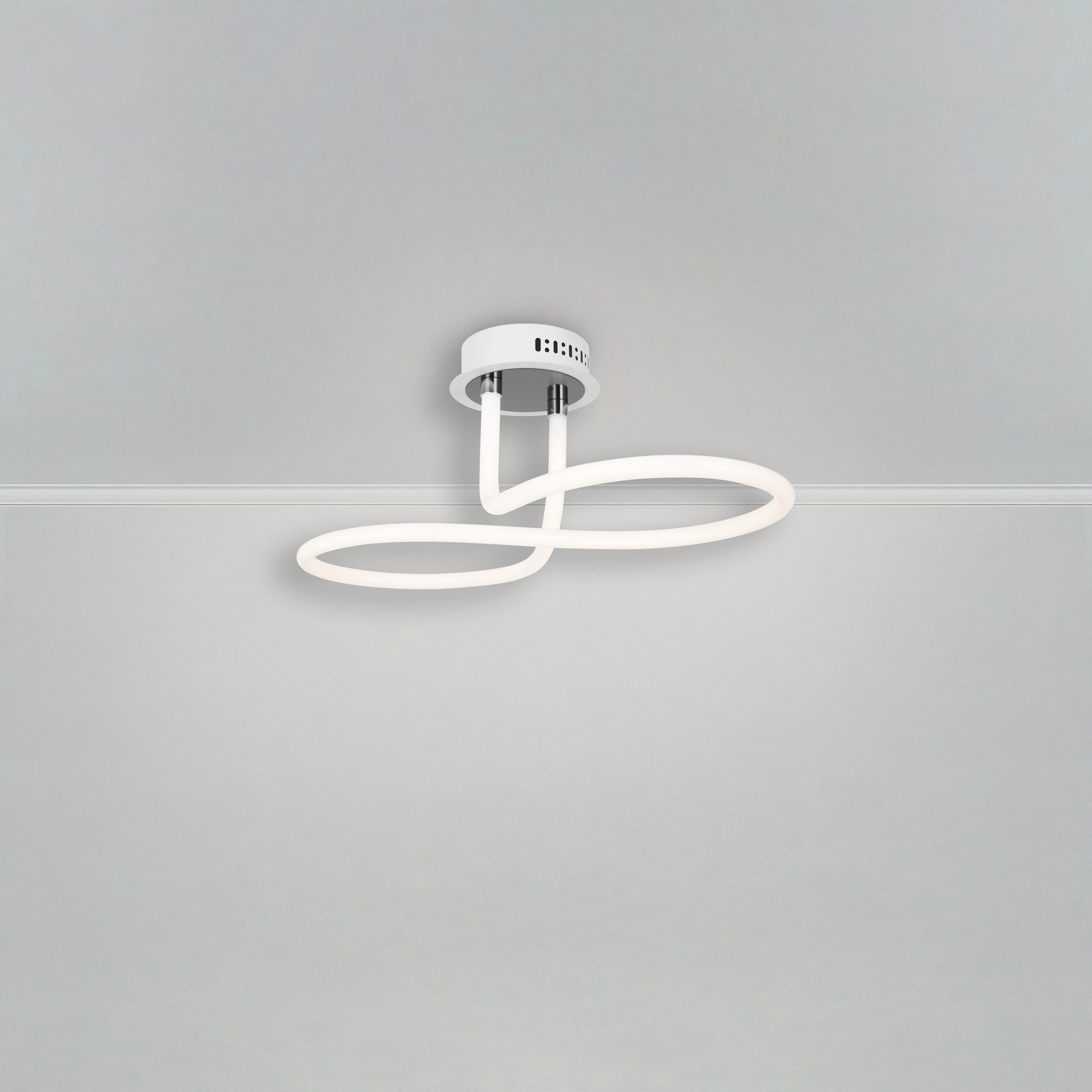 Светильник 62*27*-21 см, *LED*32W, 4000K, Freya Нарядный/Fancy FR6059CL-L45W, Белый и Хром