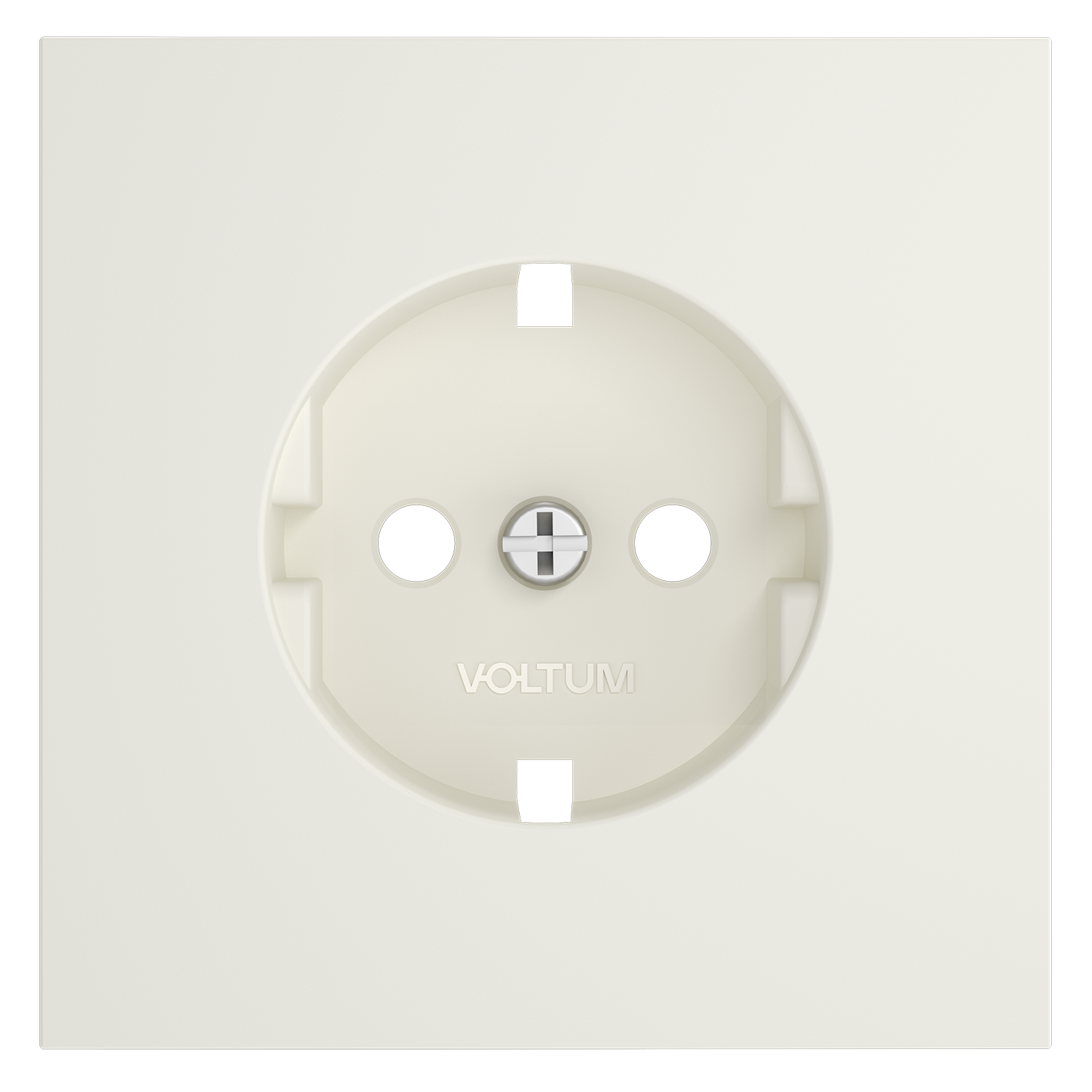 Накладка для розетки с заземлением, S70, хлопок Voltum VLS000613