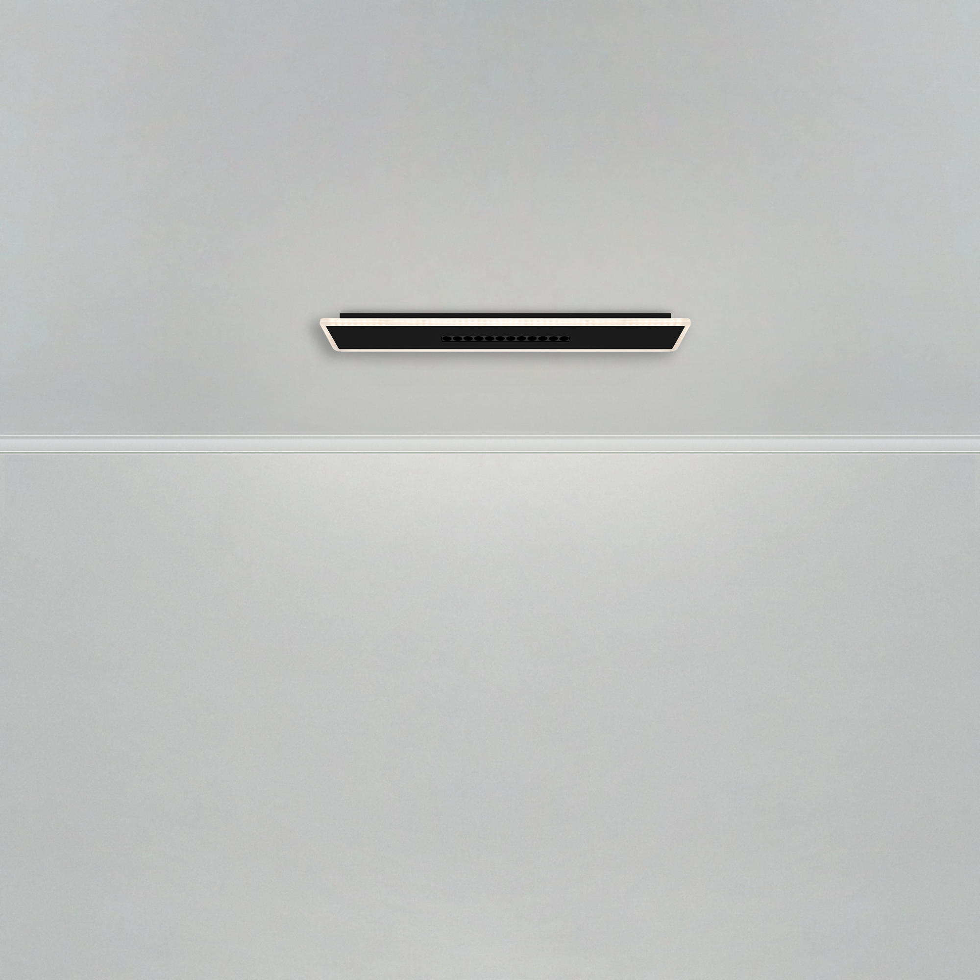 Потолочный светильник 60*10*-4 см, *LED*24W, 4000K, Freya  FR6105CL-L40B, Черный