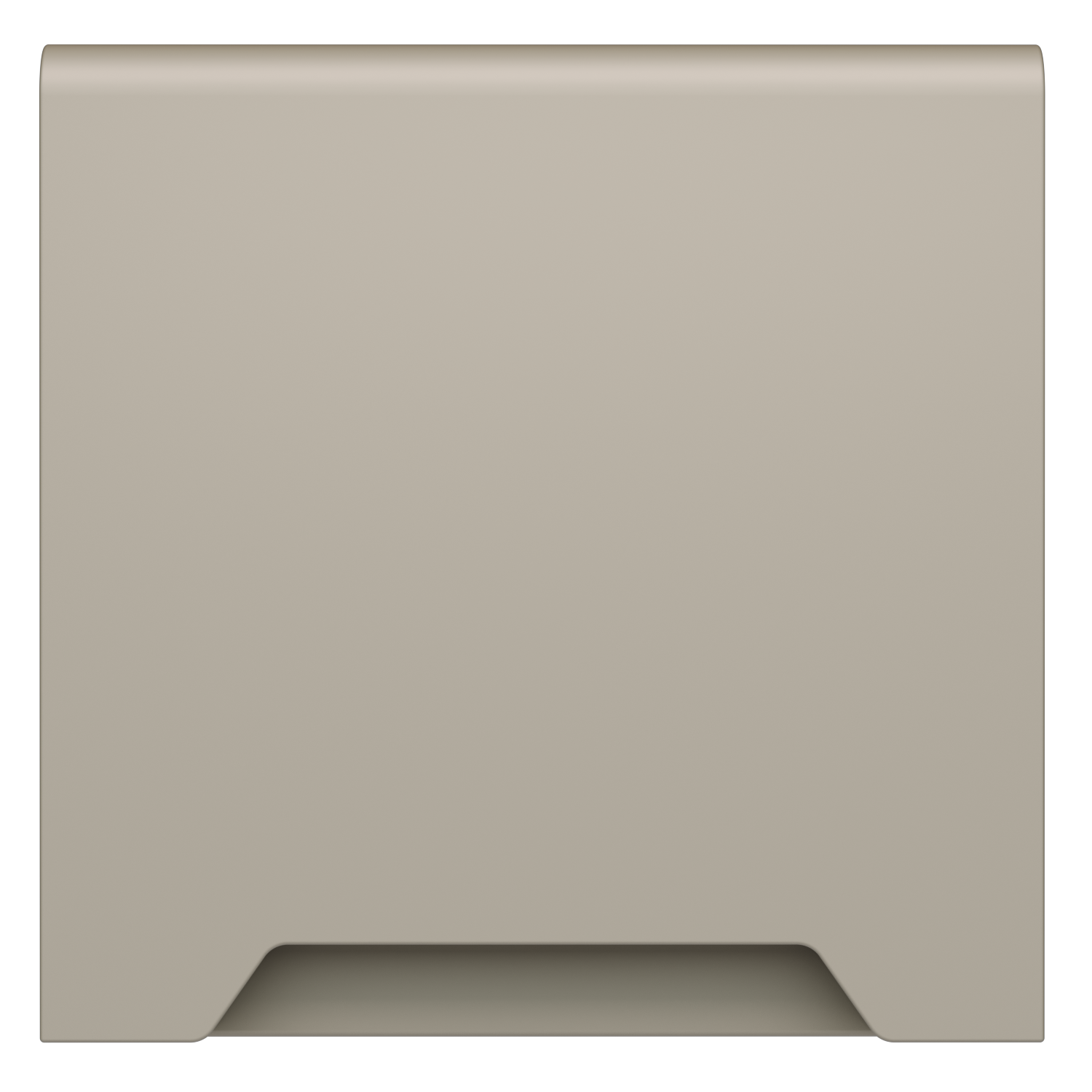 Накладка для розетки с заземлением, защитными шторками и крышкой, кашемир Voltum S70 VLS000803, Пластик Soft touch