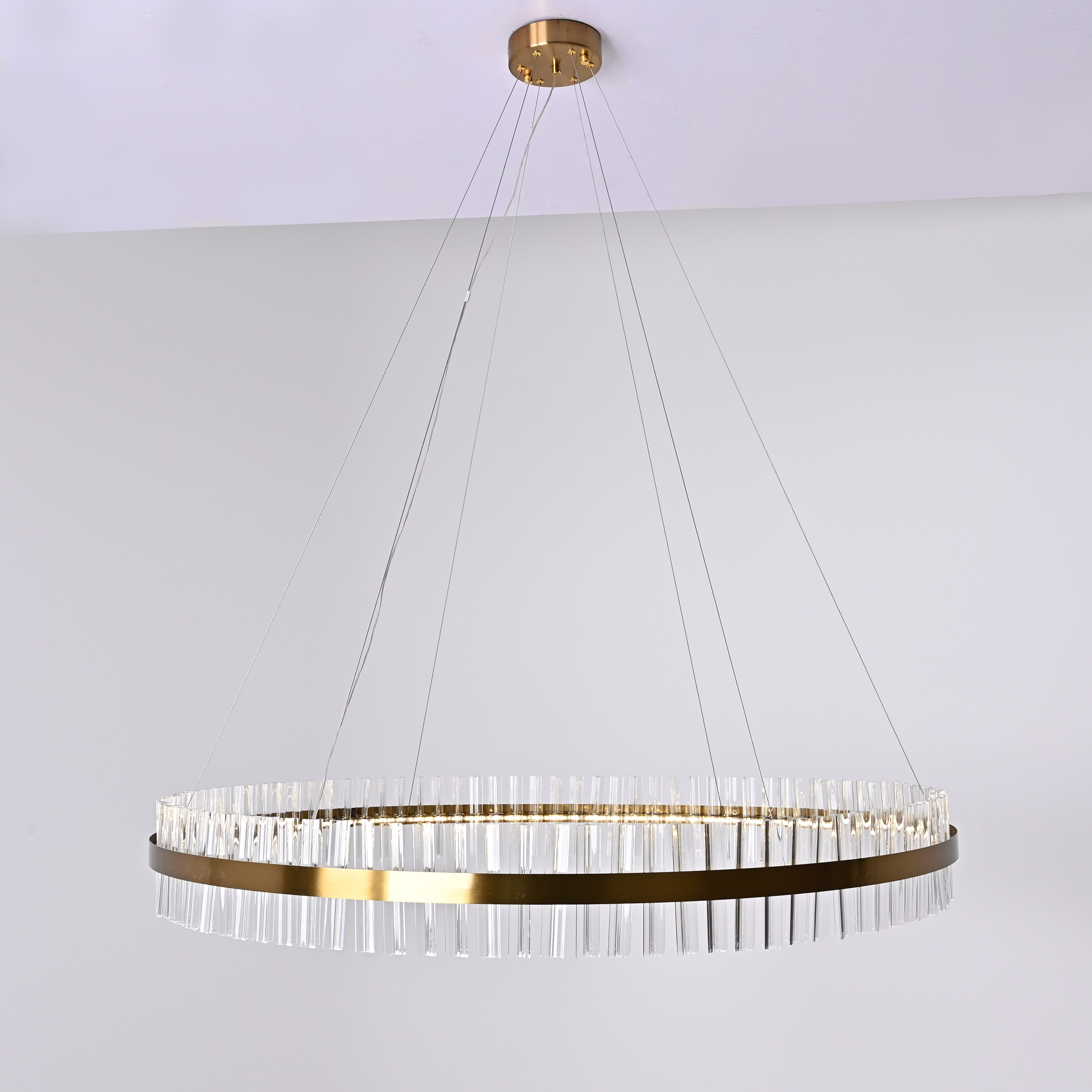 Подвесная люстра Saturno Not Baroncelli Suspension D120 120*120*120 см, 1*LED*50W, ImperiumLoft 40.1643-0, Золотистый