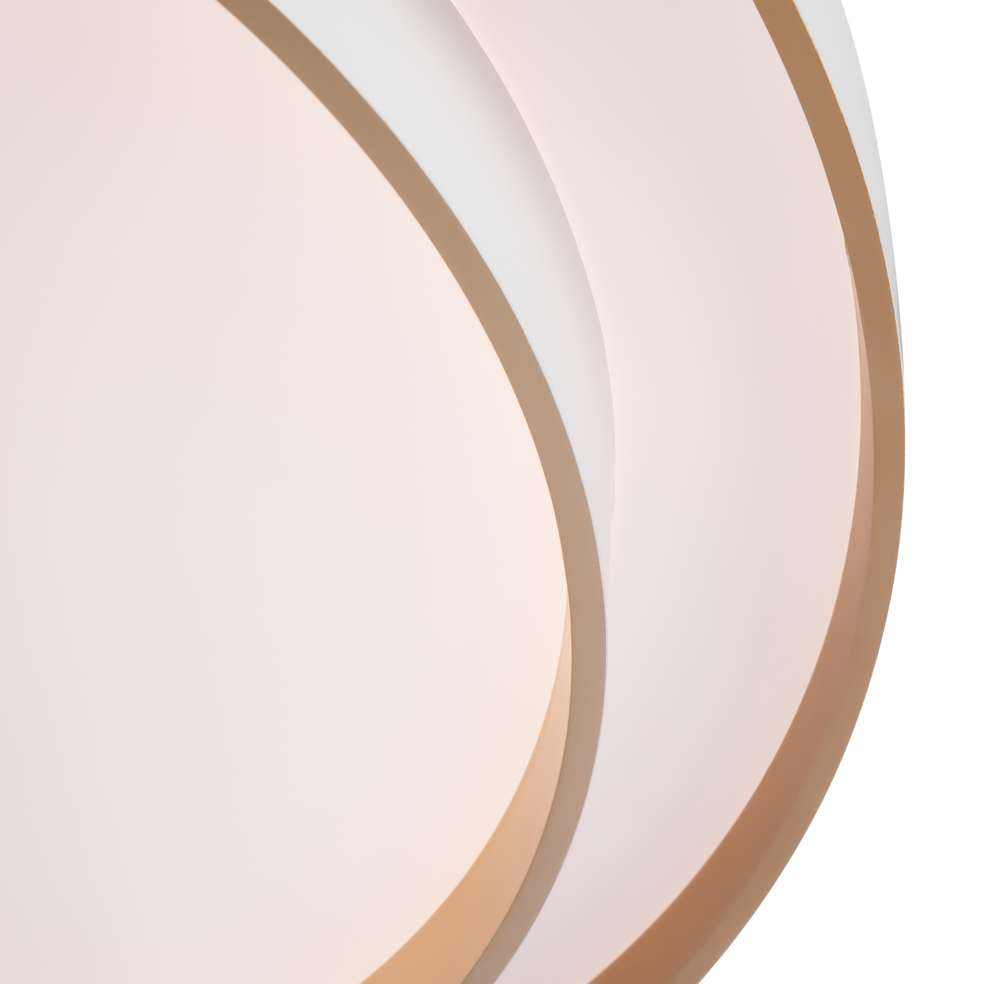 Светильник *40*-10 см, *LED*63W, 3000-7000K, Freya Слой/Layer FR6085CL-L72WG, Белый с Золотом