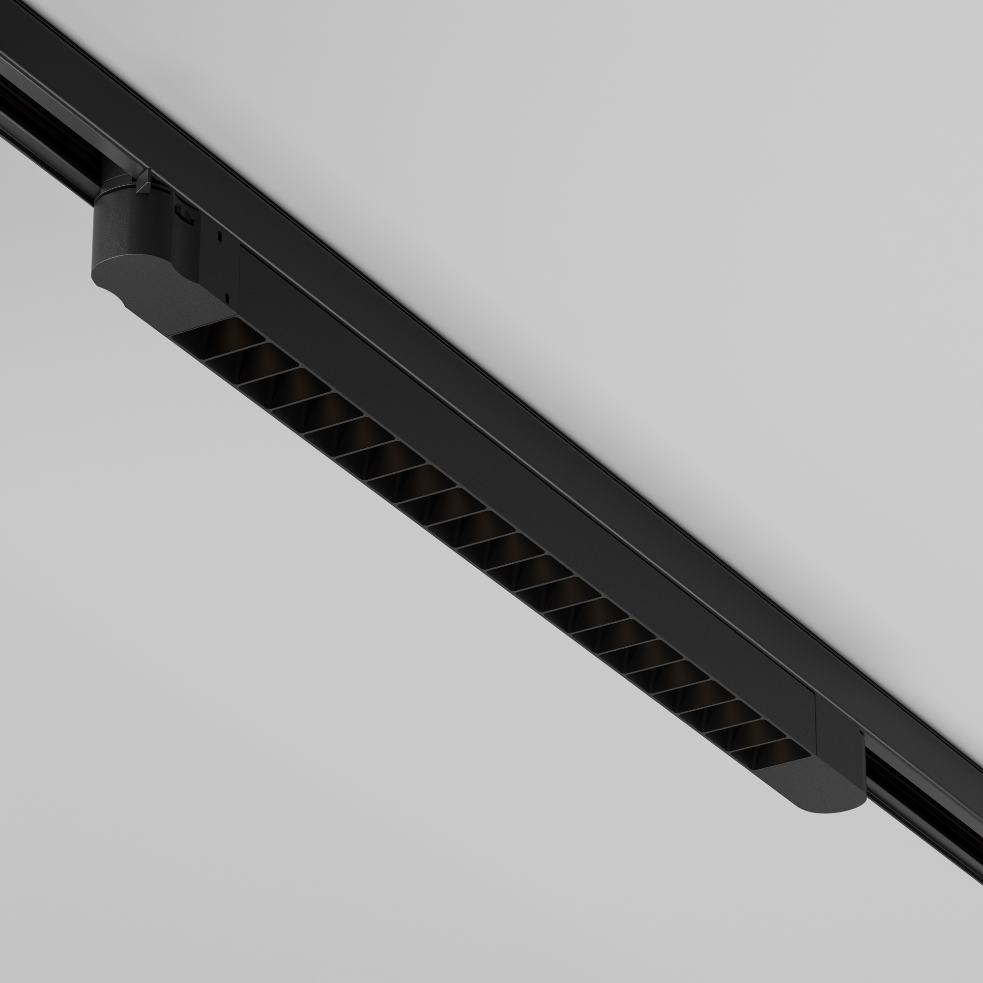 Трековый светильник 61*3,5*-6 см, *LED*20W, 4000K, Maytoni Technical Points TR195-3-20W4K-M-B(N), Черный