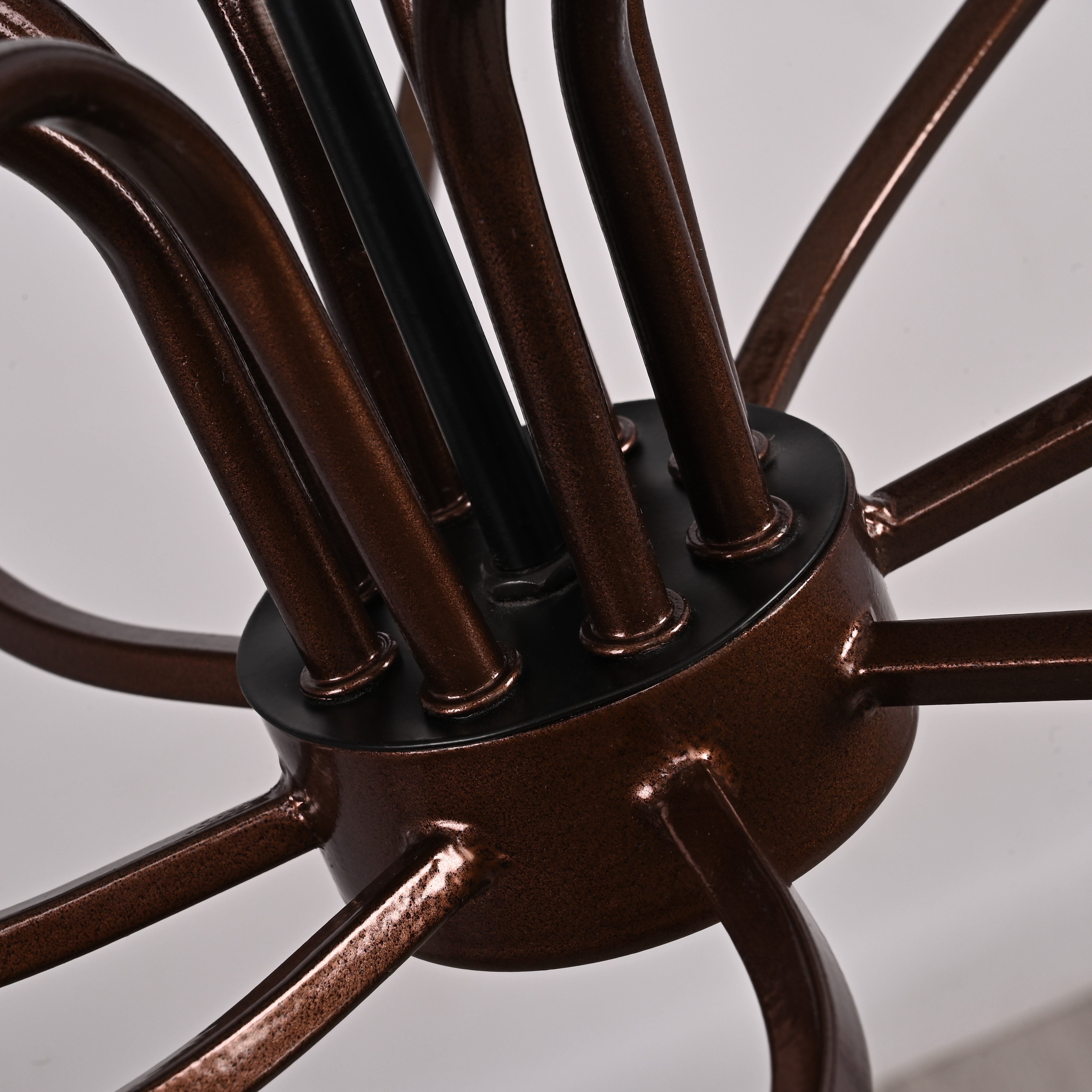 Подвесная люстра Cagie Dark chocolate L8 54*54*52 см, 8*E14*40W, ImperiumLoft cagie01, Коричневый