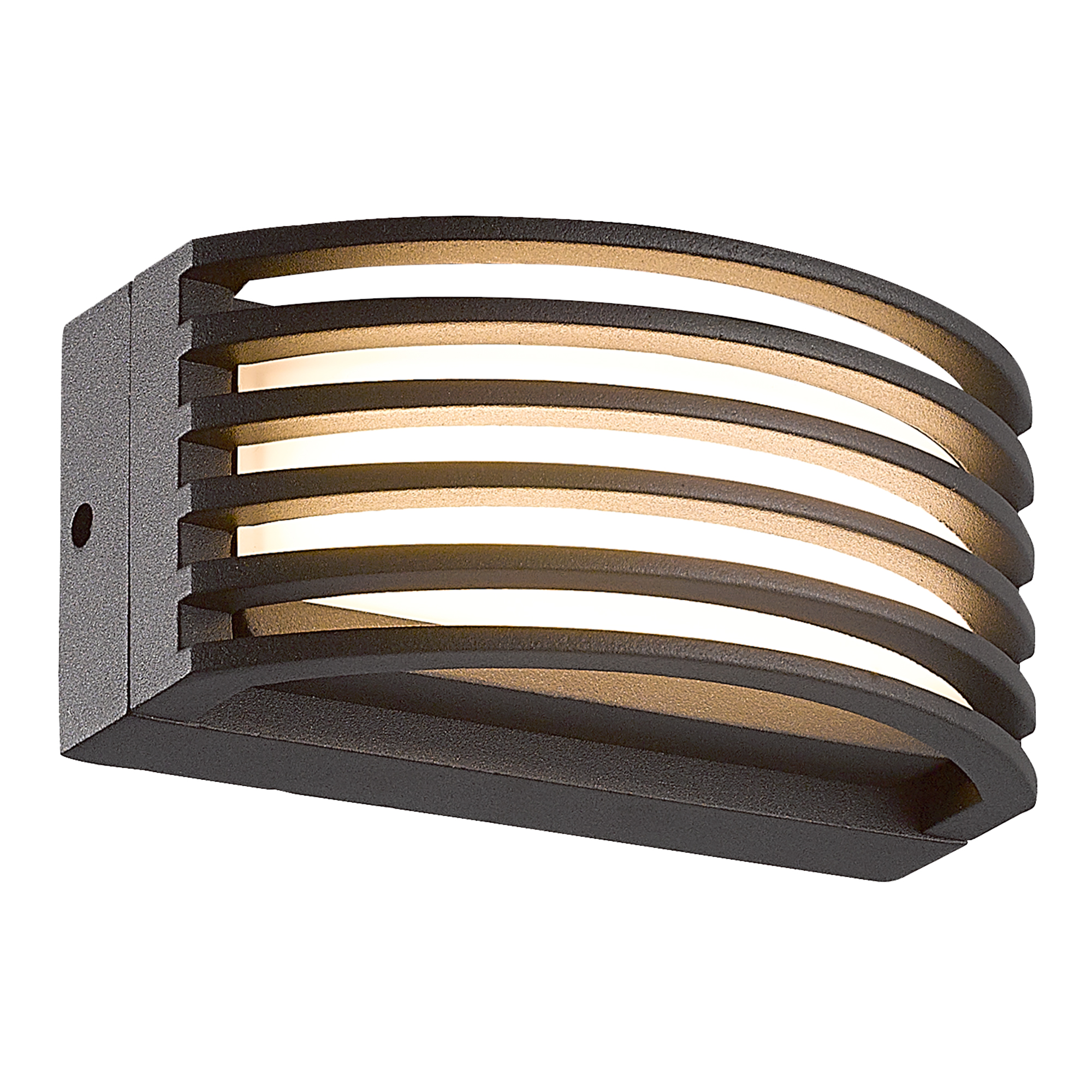 Светильник уличный настенный Черный/черный LED 1*6W 3000K St Luce  SL9544.401.01