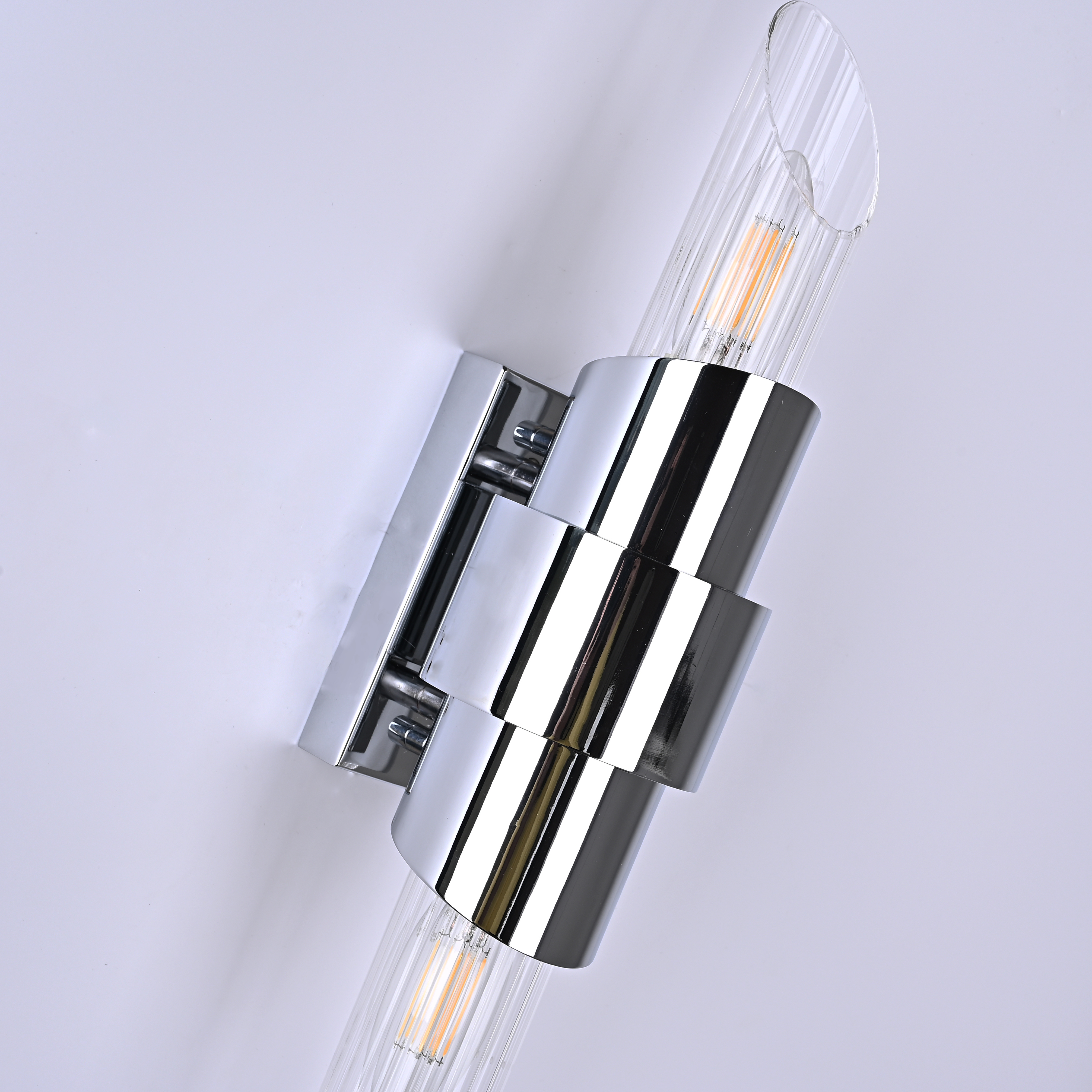 Бра Tycho Mini Wall Light Silver 5,5*9*40 см, 2*E14*40W, ImperiumLoft 44.723, Серебристый