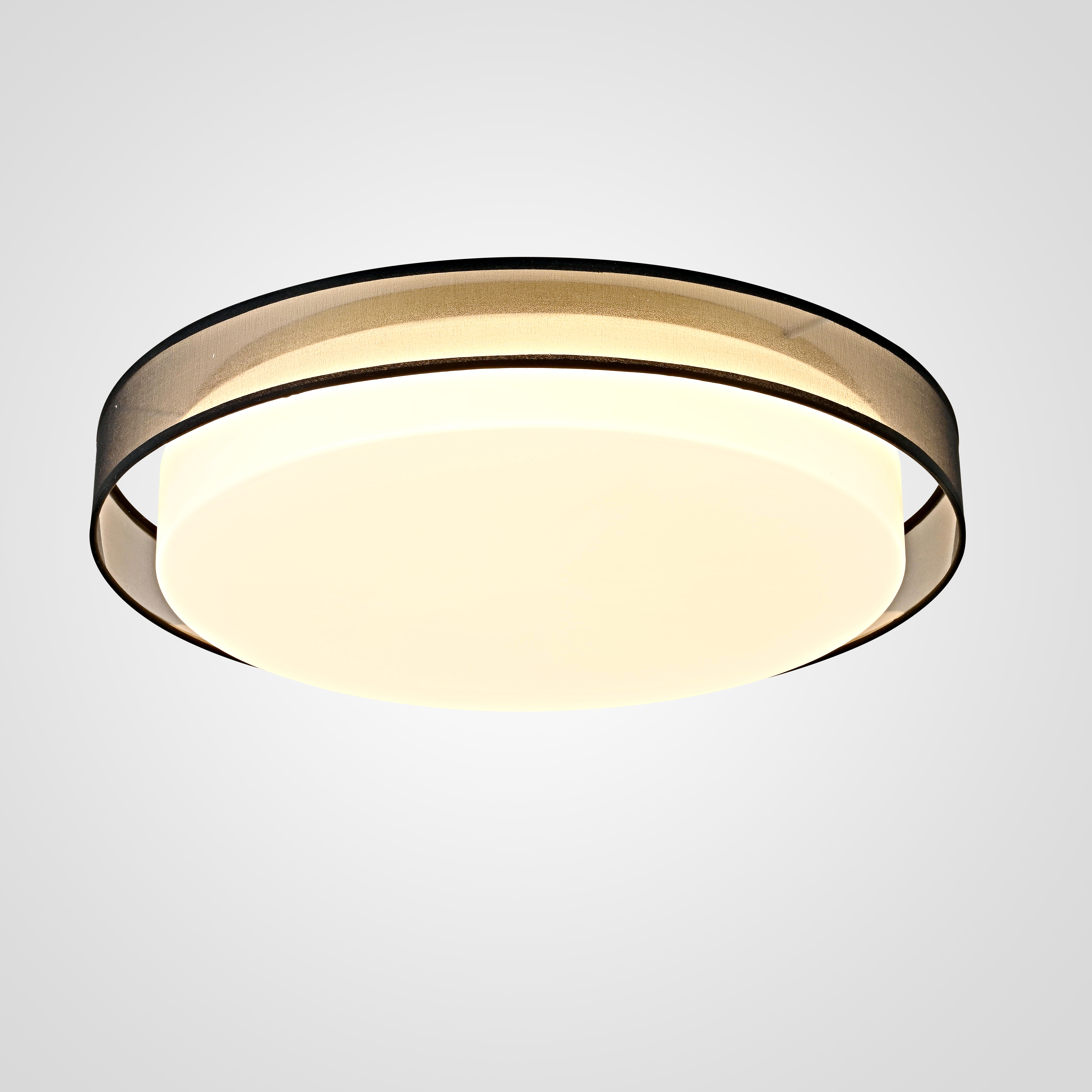Потолочный светильник VEDUM D56 56*56*10 см, 1*LED*100W, 3000, 4000, 5000K, ImperiumLoft VEDUM01, Чёрный