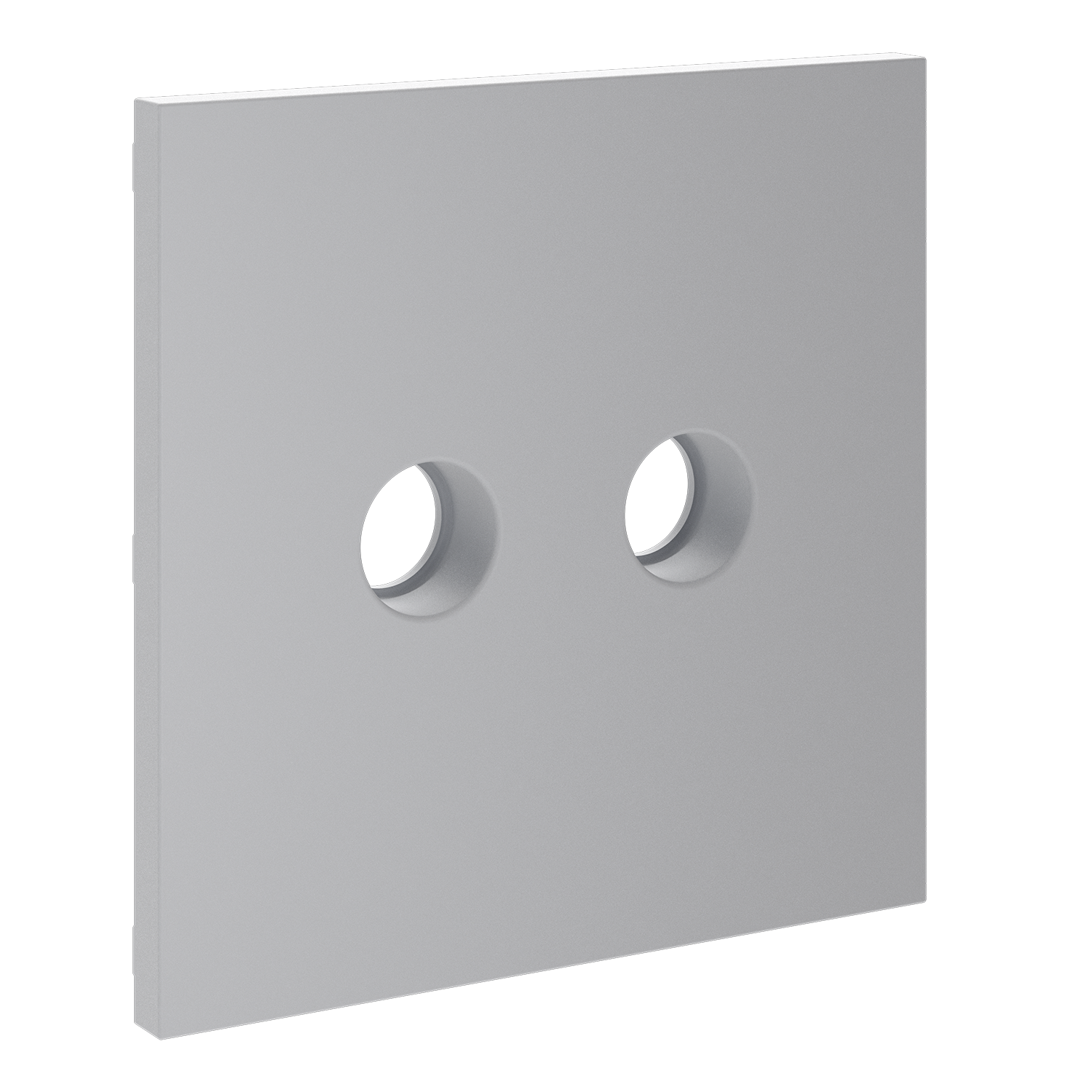 Накладка для розетки телевизионной оконечной TV+SAT, S70, серый Voltum VLS001616