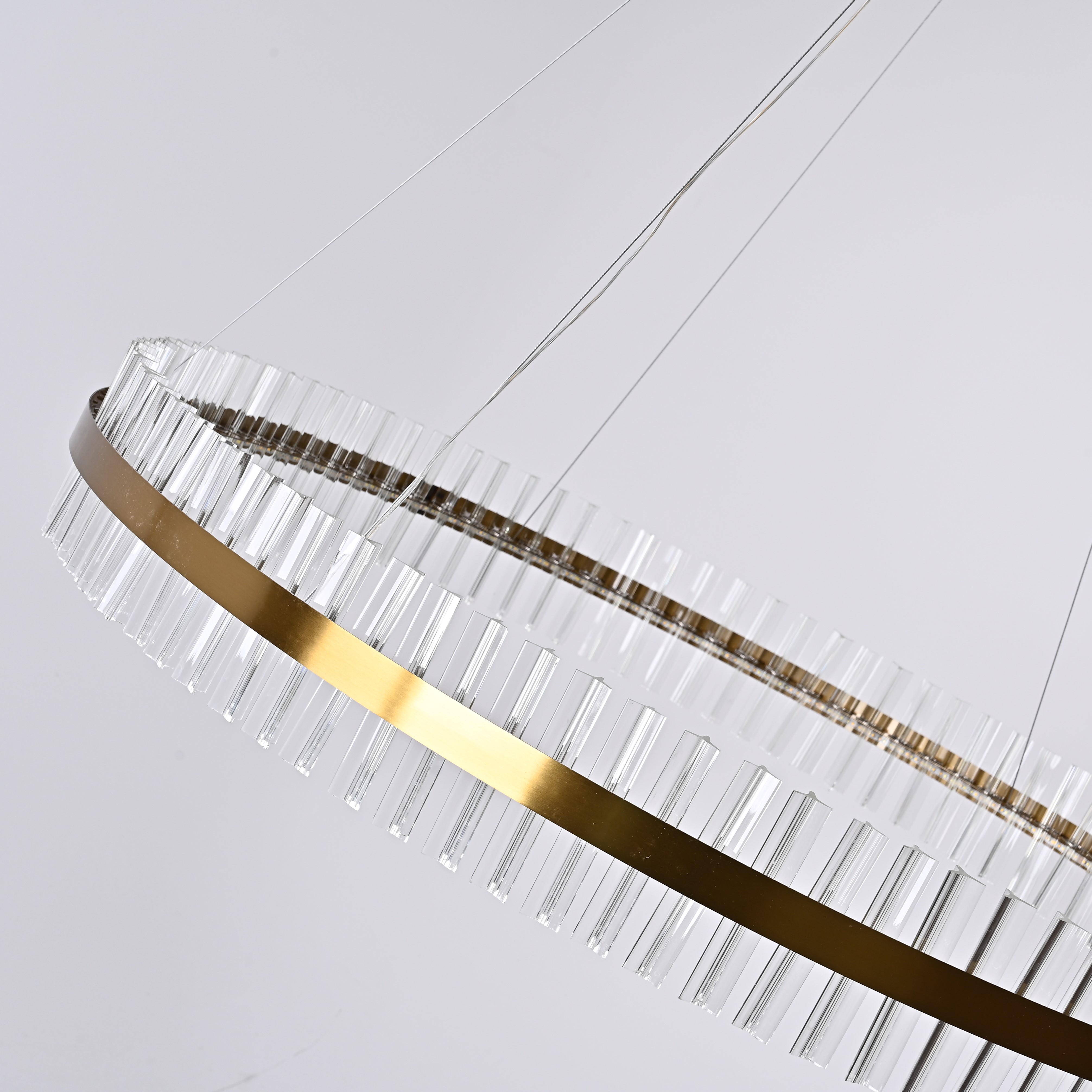 Подвесная люстра Saturno Not Baroncelli Suspension D120 120*120*120 см, 1*LED*50W, ImperiumLoft 40.1643-0, Золотистый
