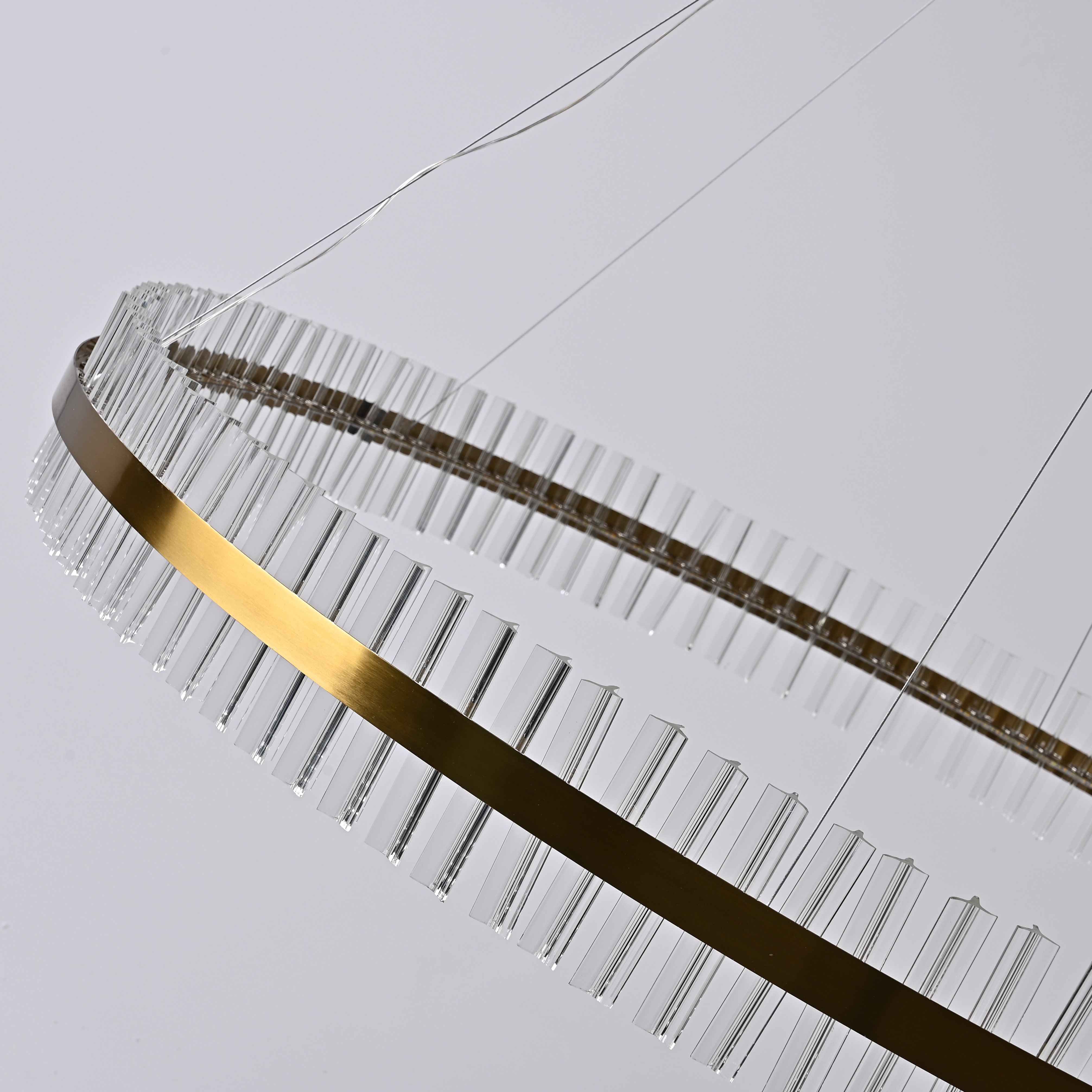 Подвесная люстра Saturno Not Baroncelli Suspension D150 150*150*150 см, 1*LED*50W, ImperiumLoft 40.1643-0, Золотистый