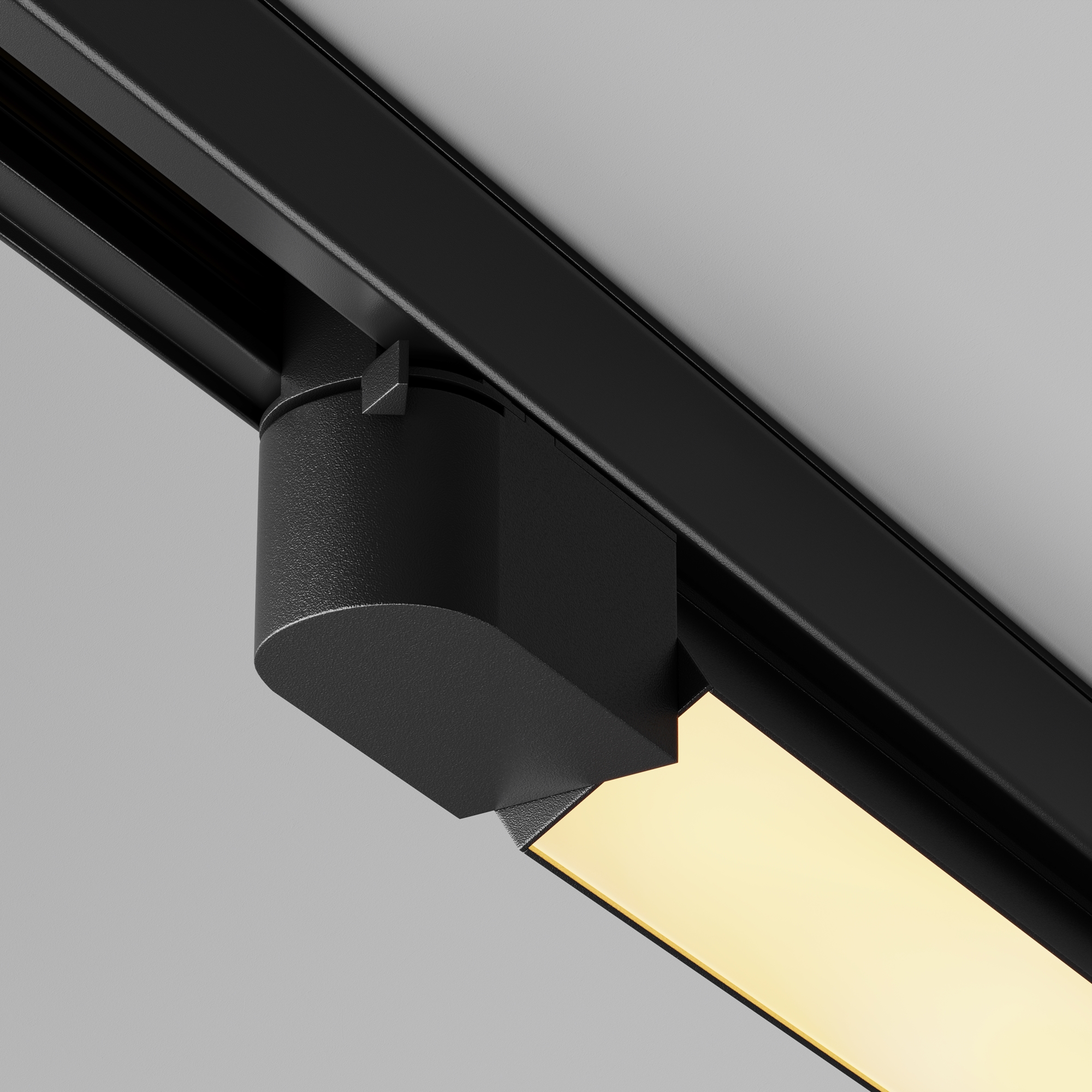 Трековый светильник 34,5*3,5*-6 см, *LED*10W, 2700K, Maytoni Technical Basis TR196-3-10W2.7K-B(N), Черный