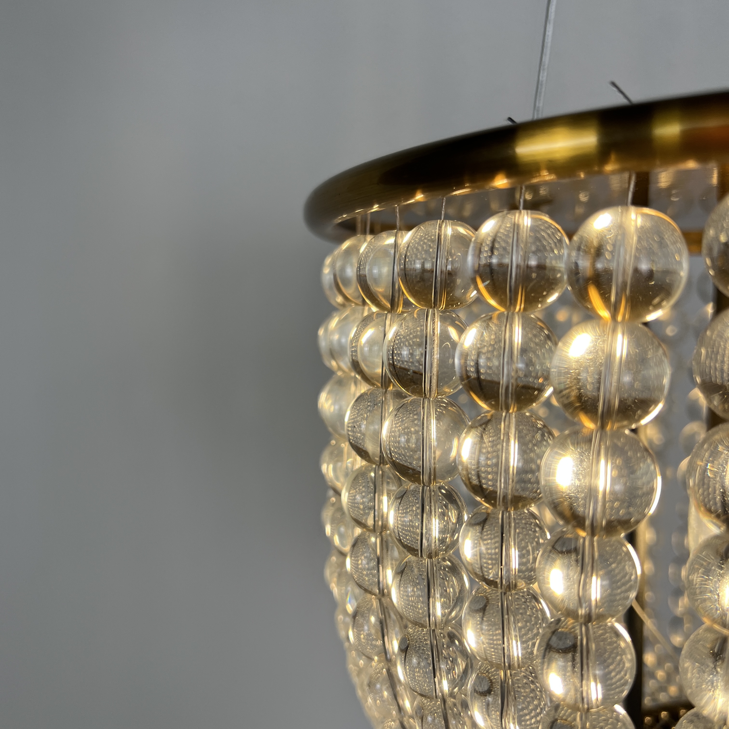 Потолочная люстра JACQUELINE WHITE SCONCE brass 25*25*26 см, 4*E14*40W, ImperiumLoft 44.444, Латунь