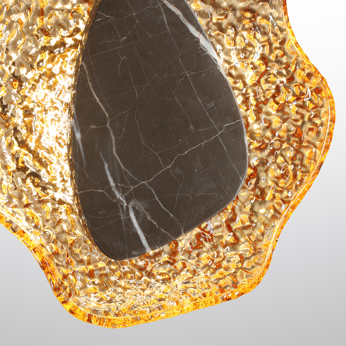 Бра 34 см, 12W, 3000K, Odeon Light 5461/12WLA, черный-янтарный