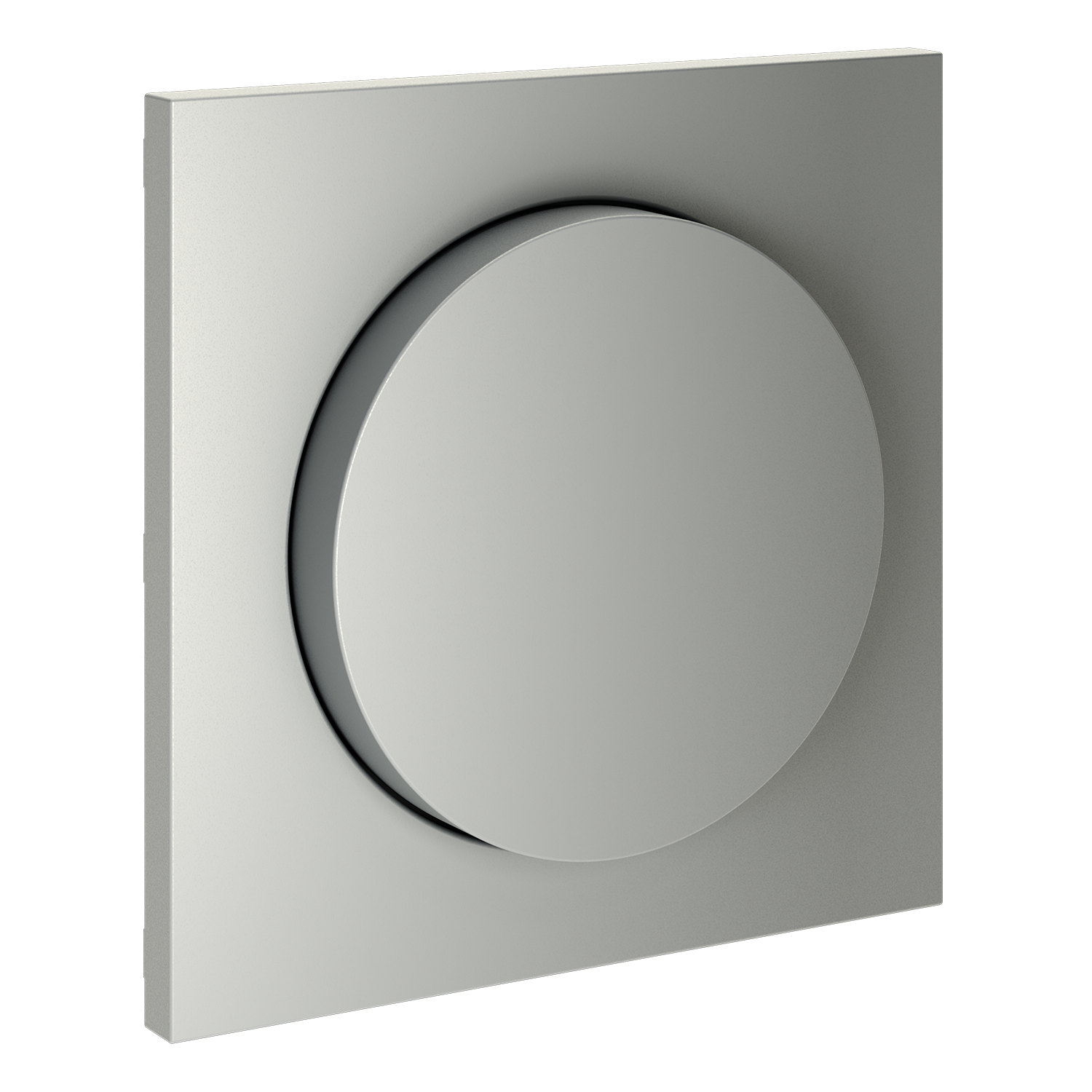 Накладка для светорегулятора поворотно-нажимного, сталь Voltum S70 VLS002005, Пластик Soft touch