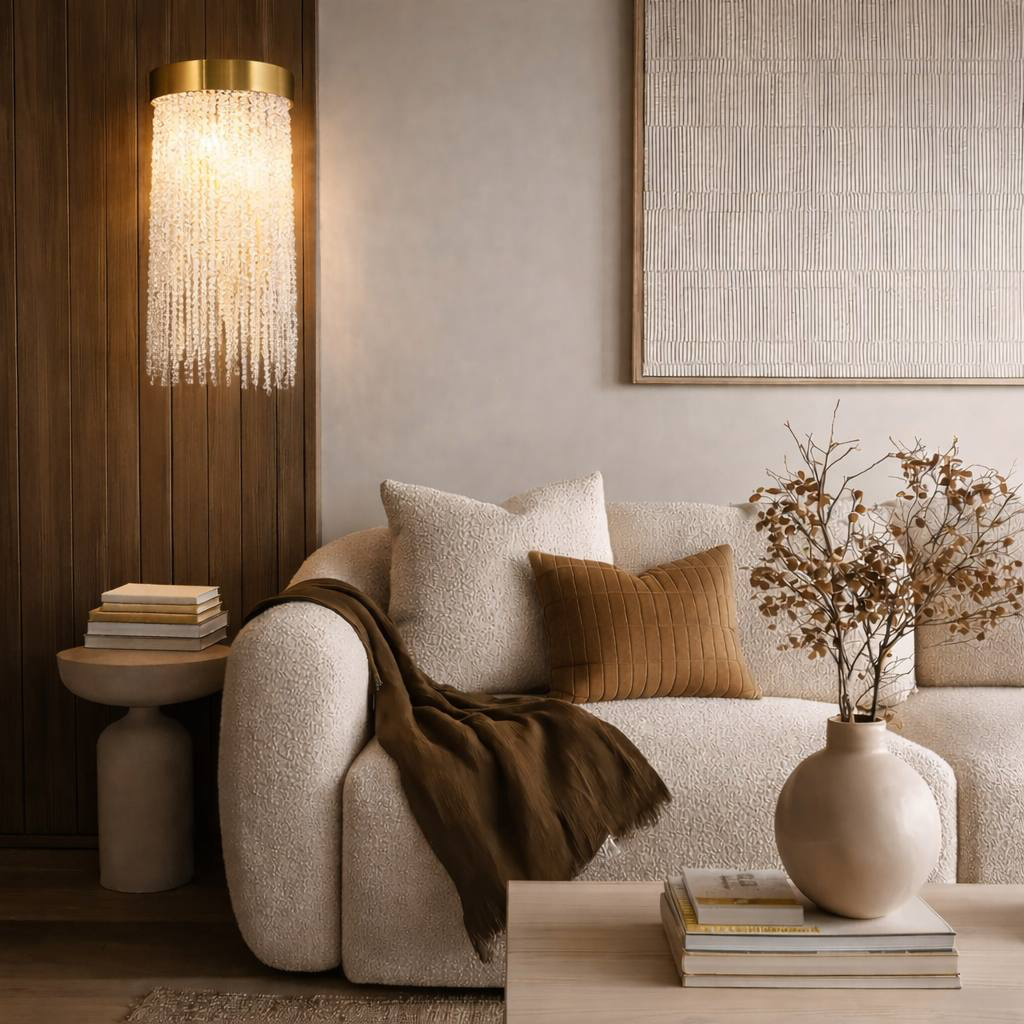 Бра 18*11*40 см, Е14*40W, Modestyle  MS.2440.400 BS-CL, Латунь