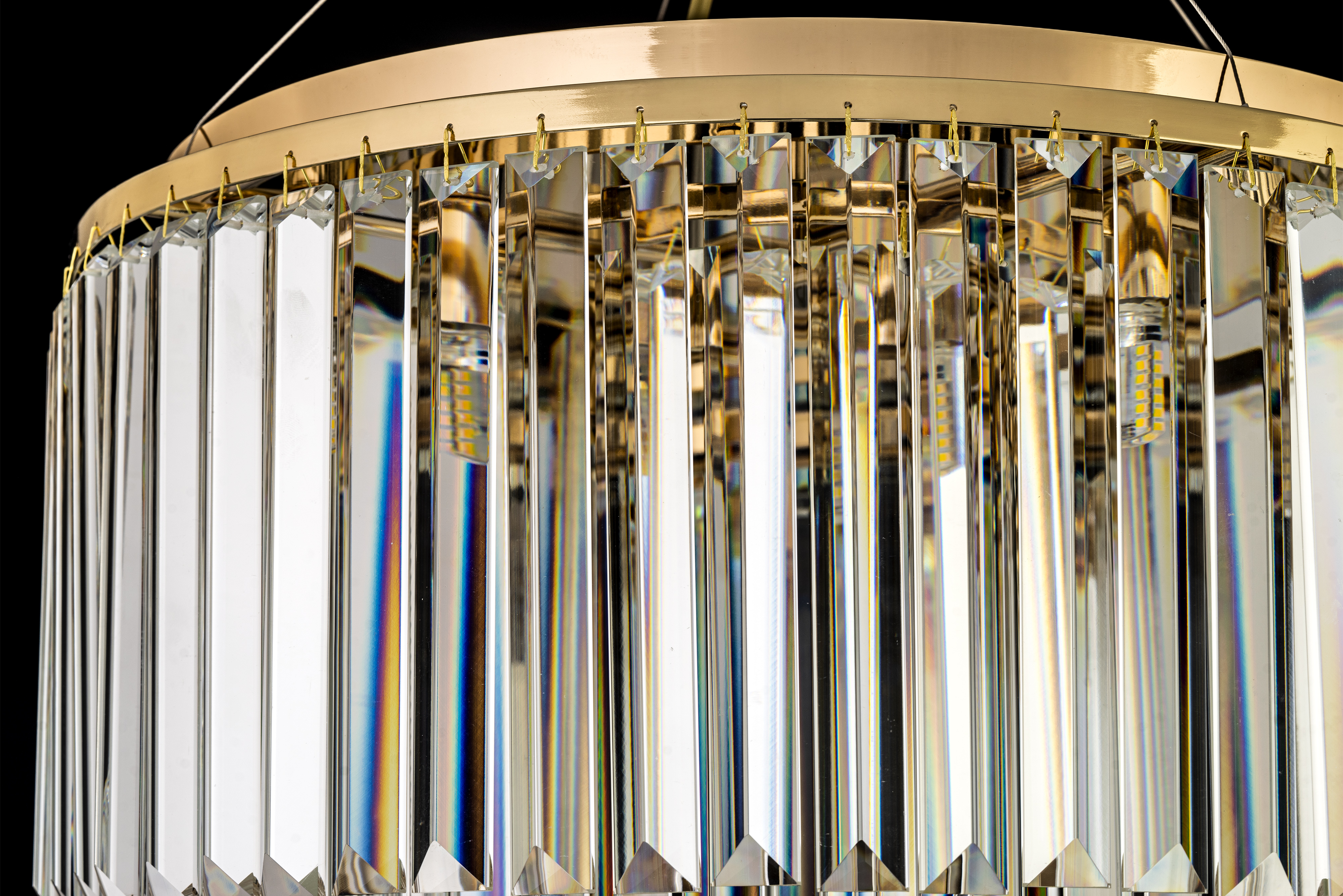 Люстра подвесная *50*26 см, 8*G9*40W, Arti Lampadari Enio Enio E 1.5.D50.101 GP, золотой