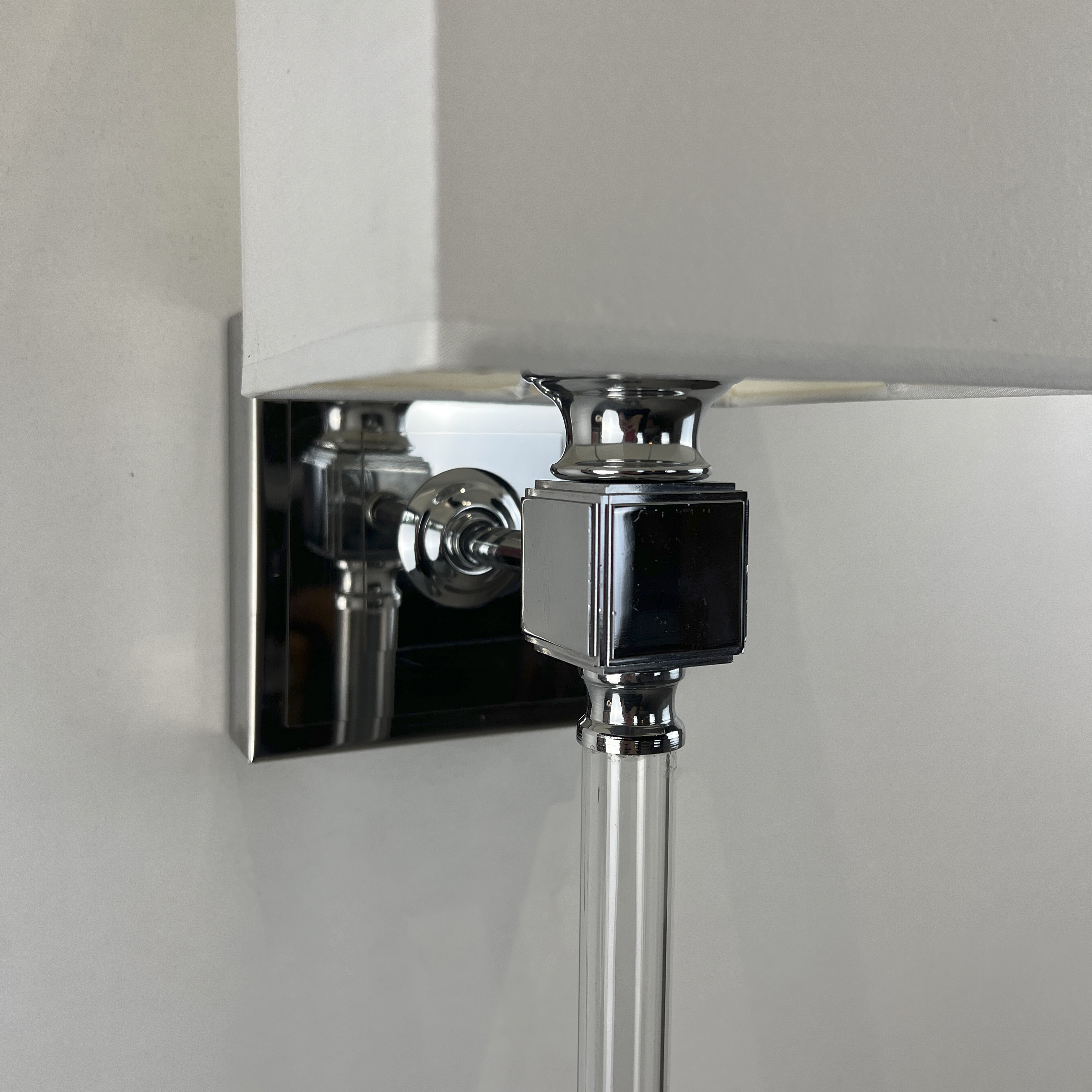 Бра Regina Andrew Crystal Sconce 17,7*15,4*59 см, 1*E14*40W, ImperiumLoft 44.466, Серебристый, Прозрачный