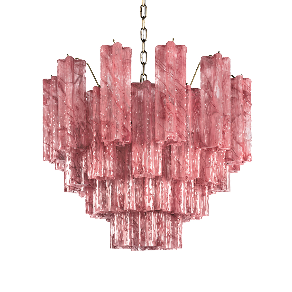Подвесная люстра 60 см, Loft IT Murano 10580/600 Pink, бронза