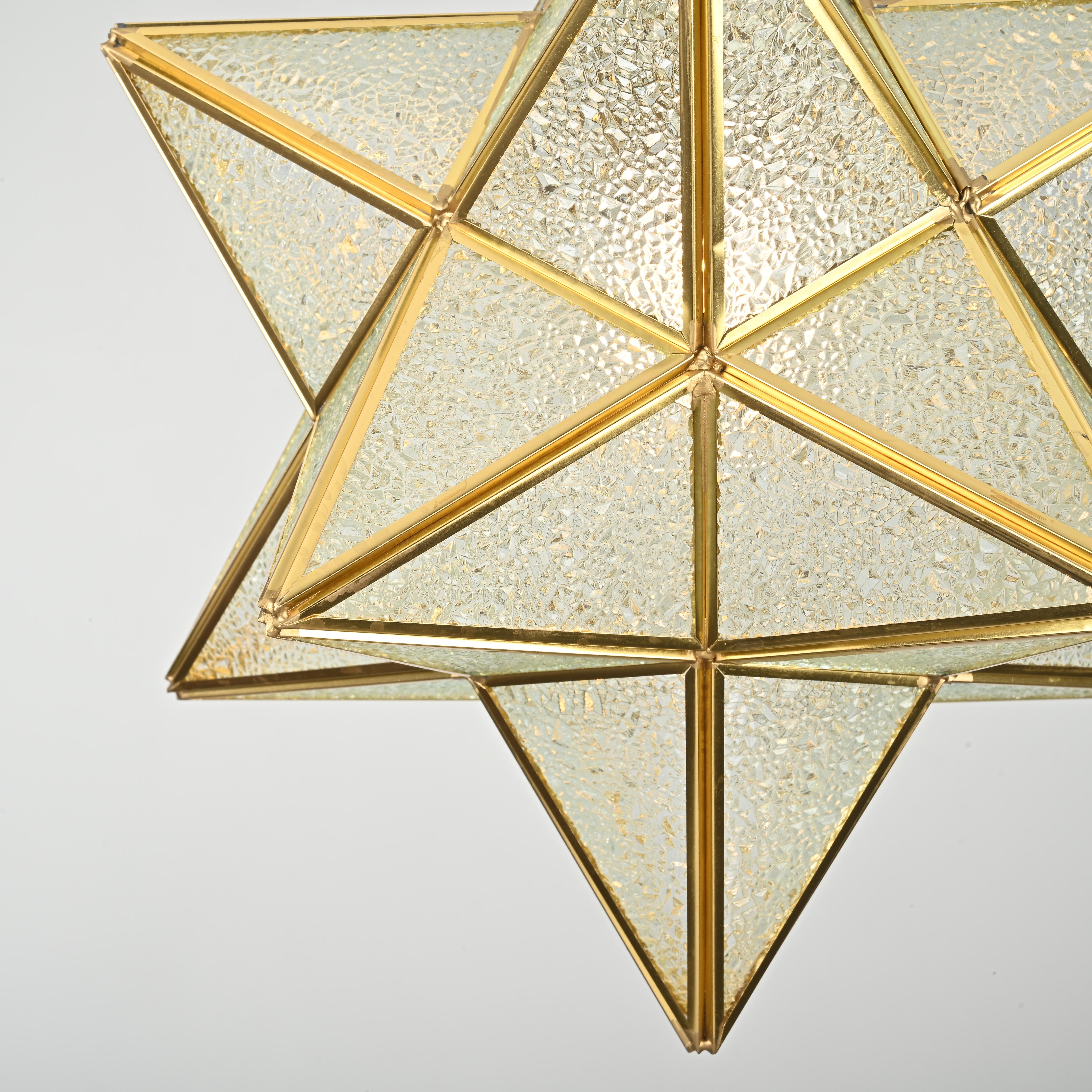 Подвесной светильник Star Effervescent D35 35*35*37 см, 1*E27*60W, ImperiumLoft 40.225, Золотистый