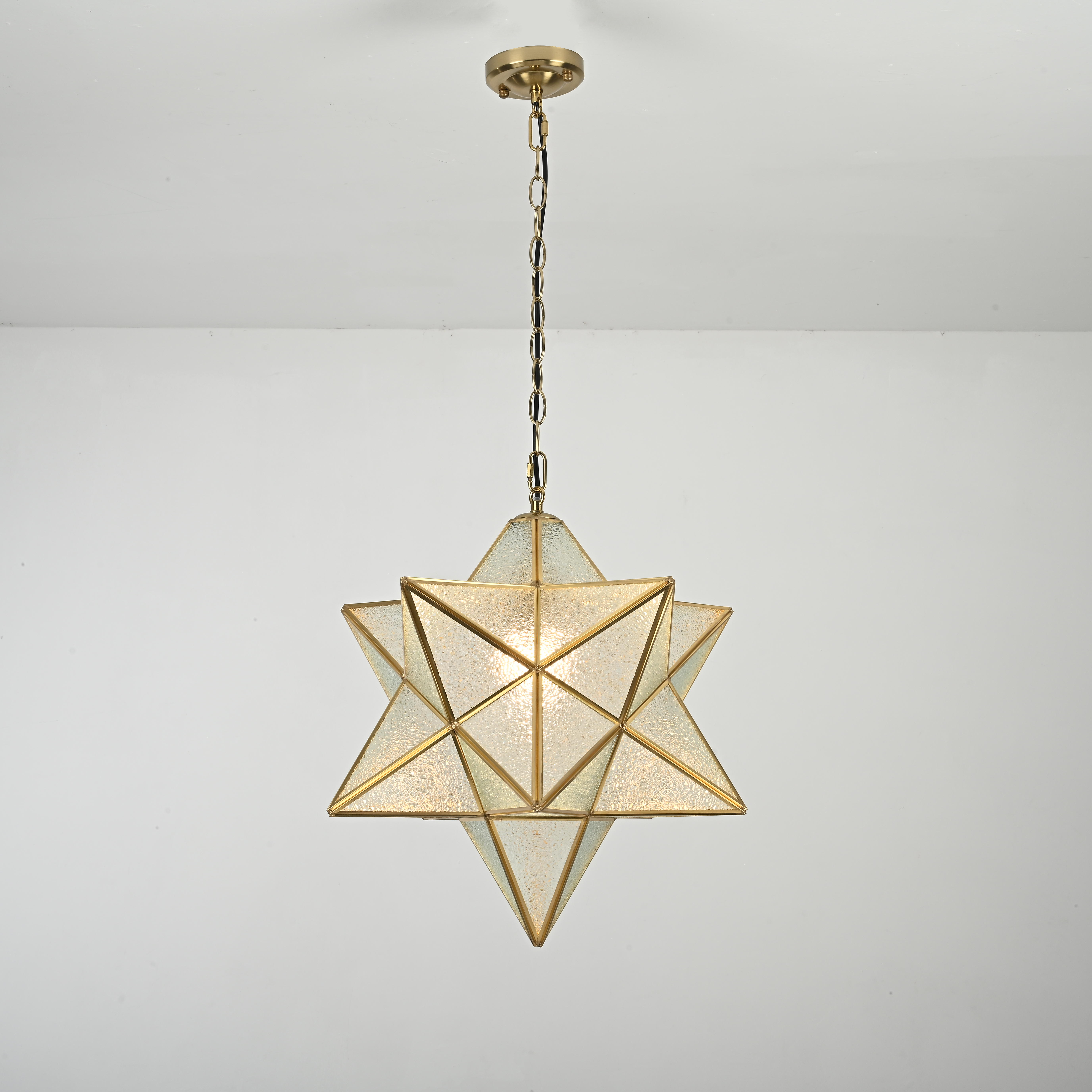 Подвесной светильник Star Effervescent D50 50*50*52 см, 1*E27*60W, ImperiumLoft 40.225, Золотистый